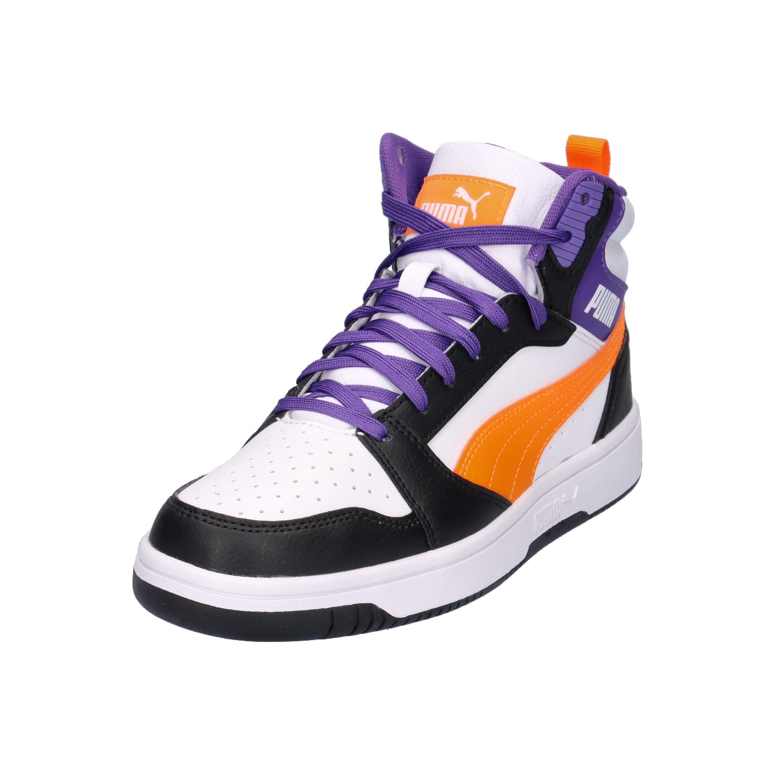 Zapatillas deportivas infantiles Puma REBOUND V6 MID JR 39383134, talla 38.5 4/14