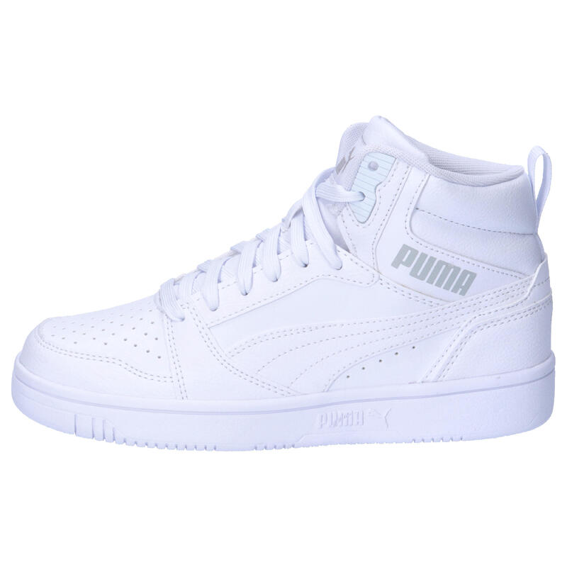 Pantofi Rebound V6 Mid Tineret PUMA White Cool Light Gray
