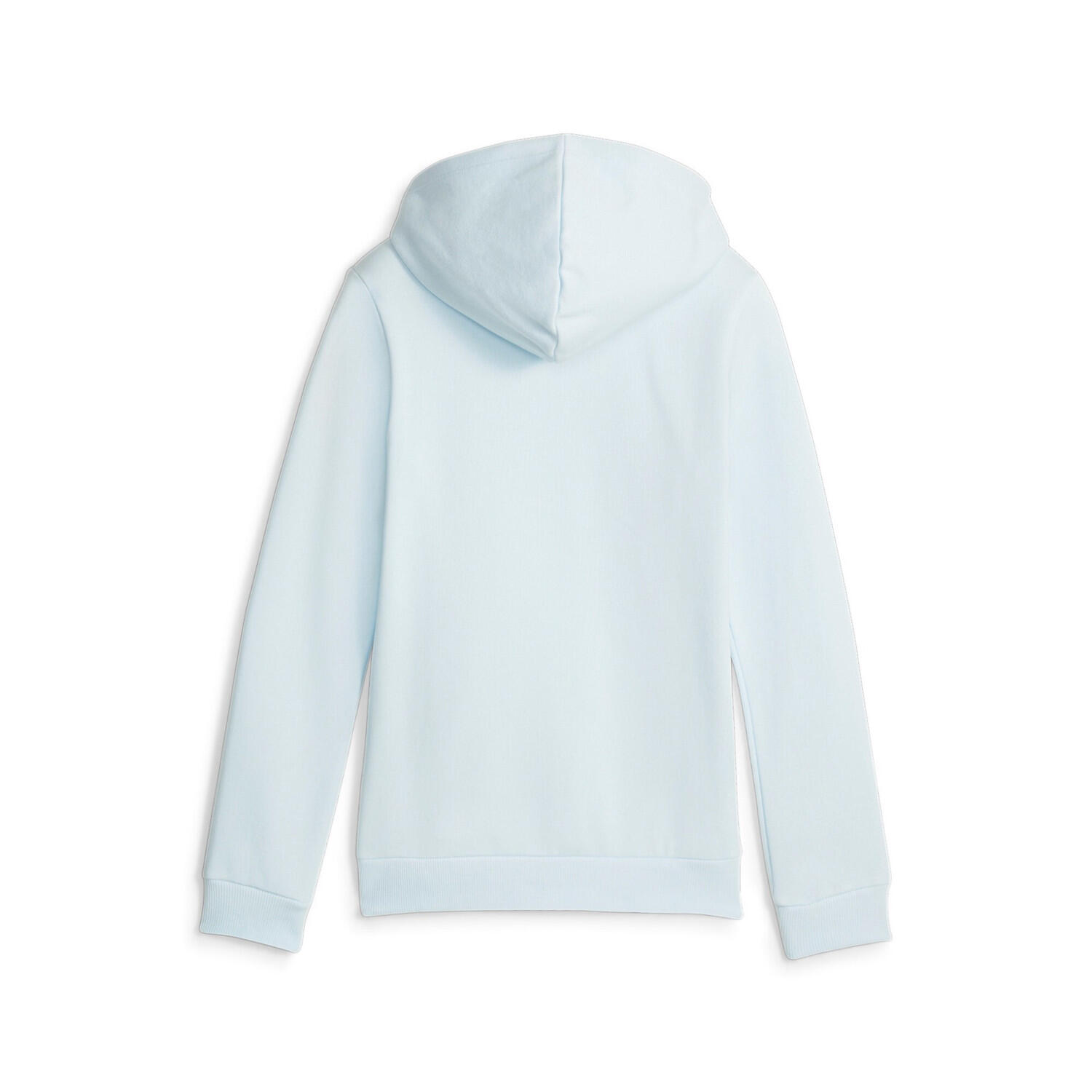 Essentials Logo Hoodie Mädchen PUMA Icy Blue 7/8