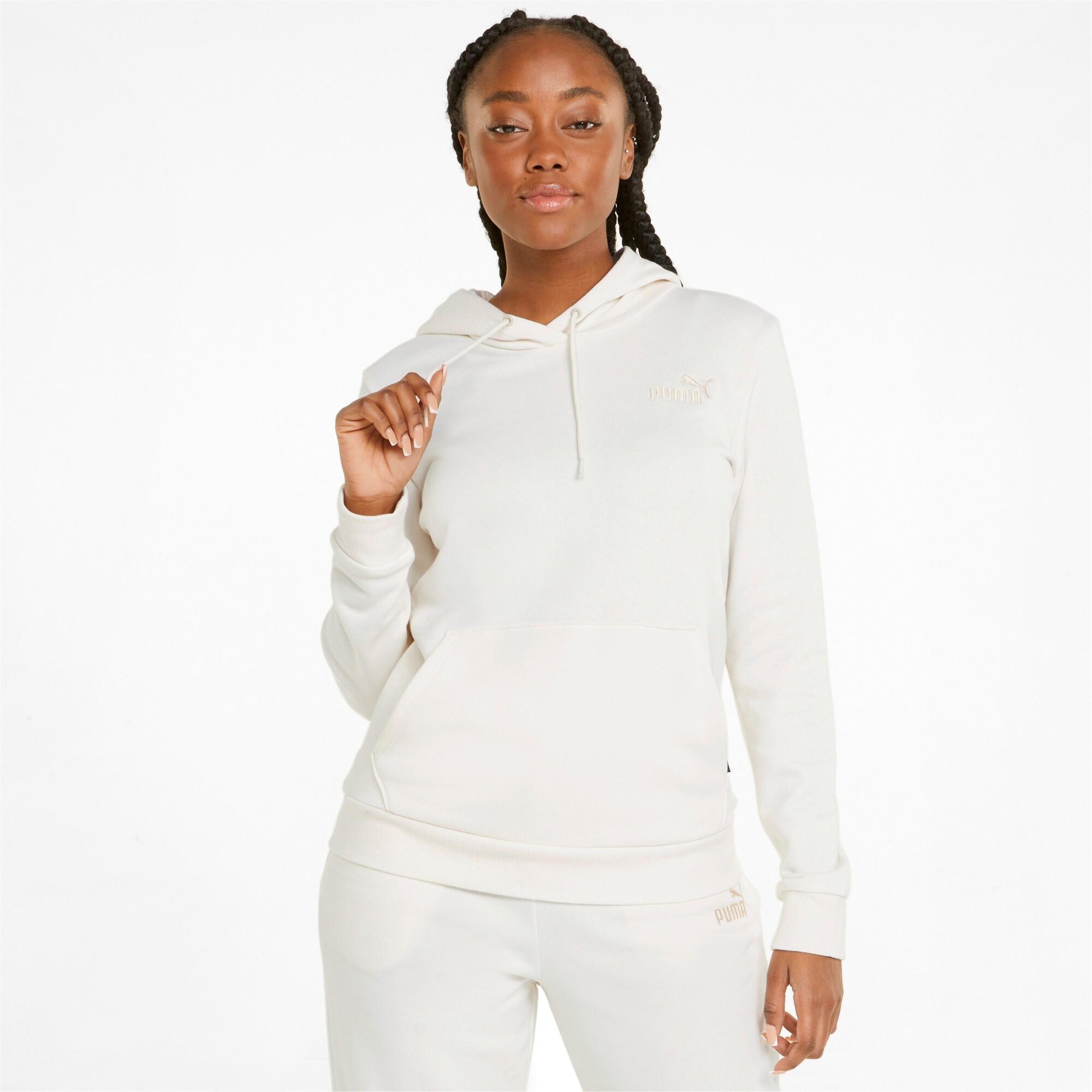 Essentials+ Embroidery Hoodie Damen PUMA No Color Mix 7/7