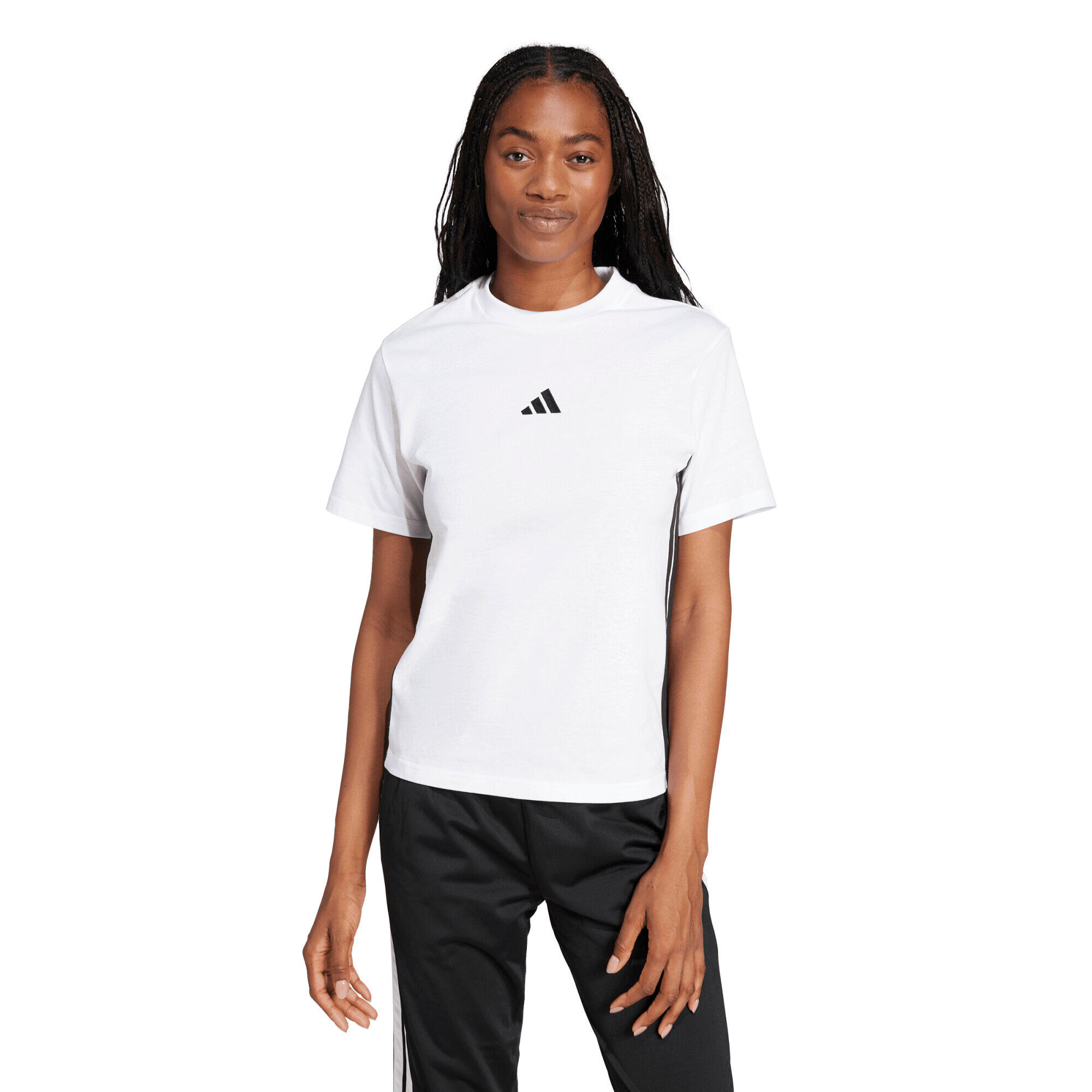Essentials 3-Stripes Katoenen T-shirt 7/8