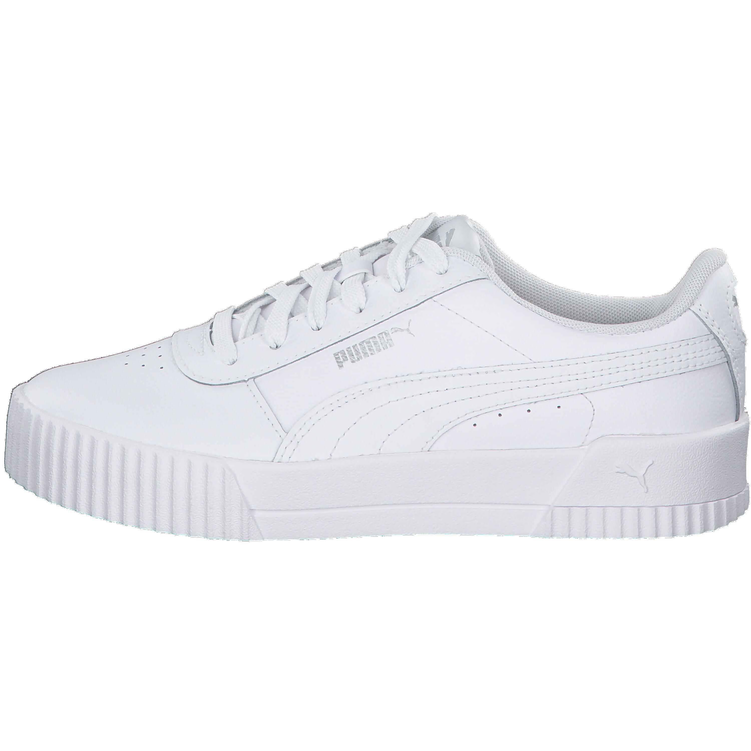 Puma Carina L Damen Sneaker Leder Schuhe weiss  370325 02 10/15