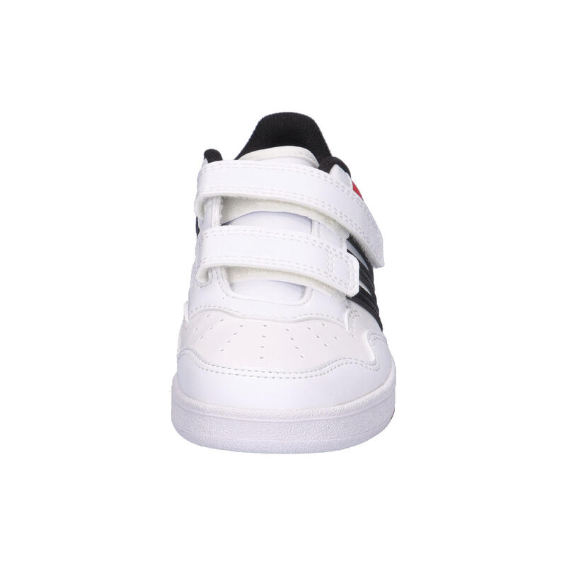 adidas Pantofi copii Hoops 4.0 CF C - velcro, talpă cauciuc, alb