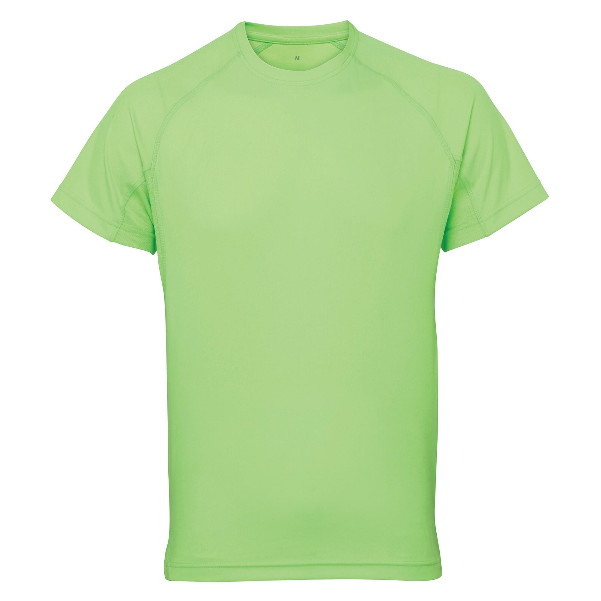 Tri Dri Men's short-sleeved T-shirt (Lightning Green)