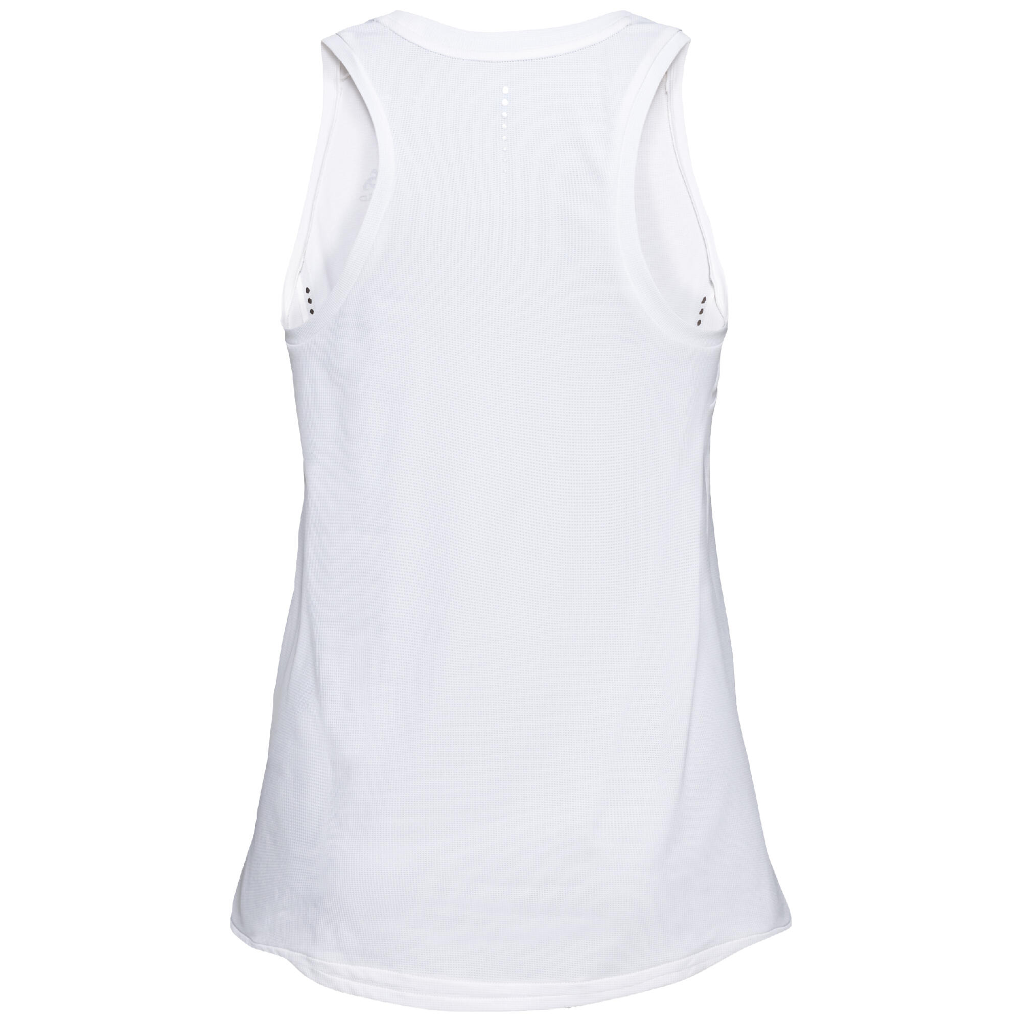 Women's Odlo Zeroweight Chill-Tec Tank Top White 7/7