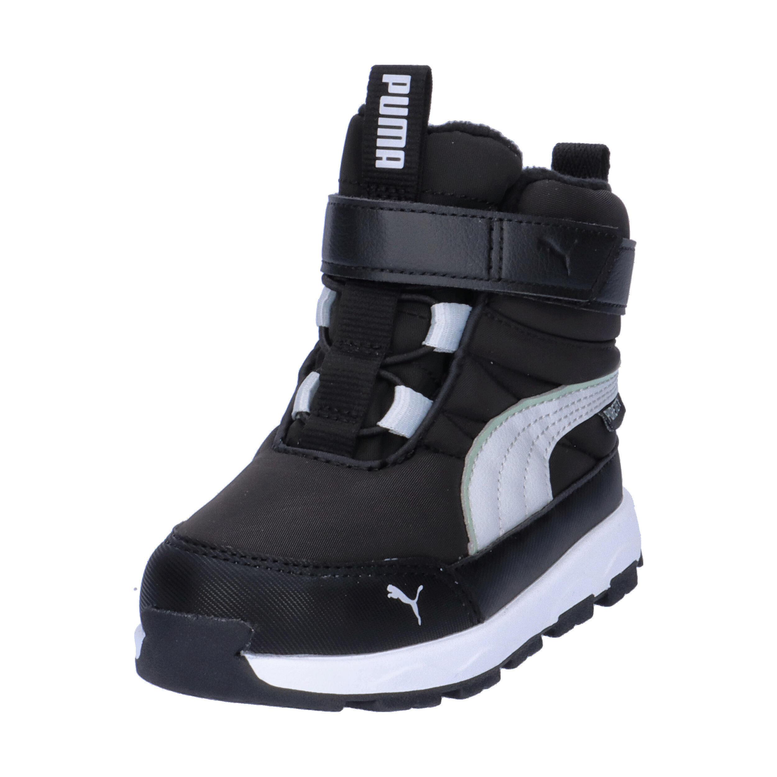 PUMA Evolve Stiefel Klein Kinder PUMA Black Ash Gray White 9/15