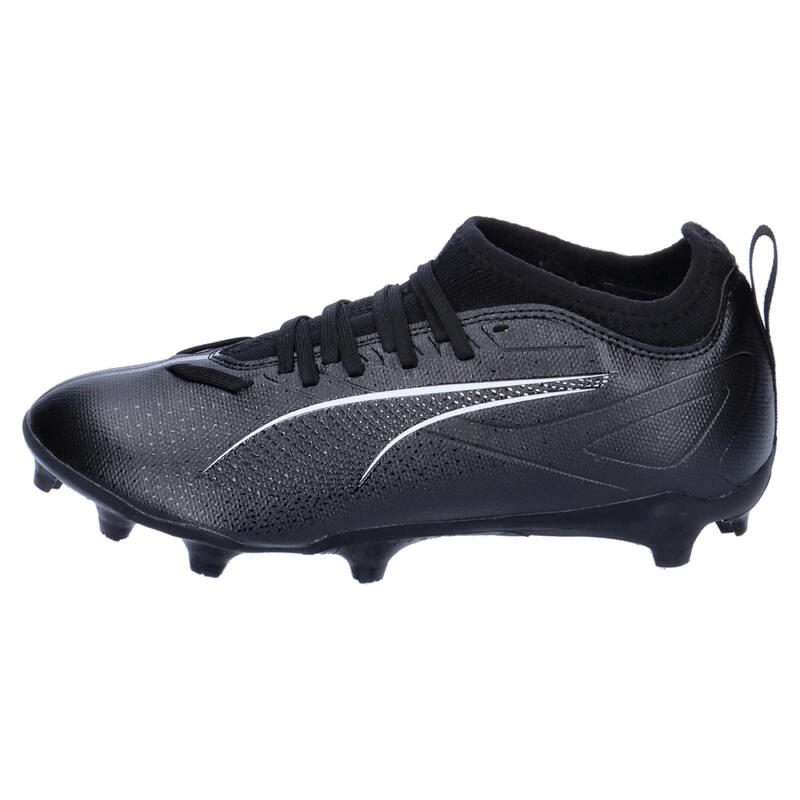 Ghete de fotbal ULTRA 5 MATCH FG/AG Tineret PUMA Black White