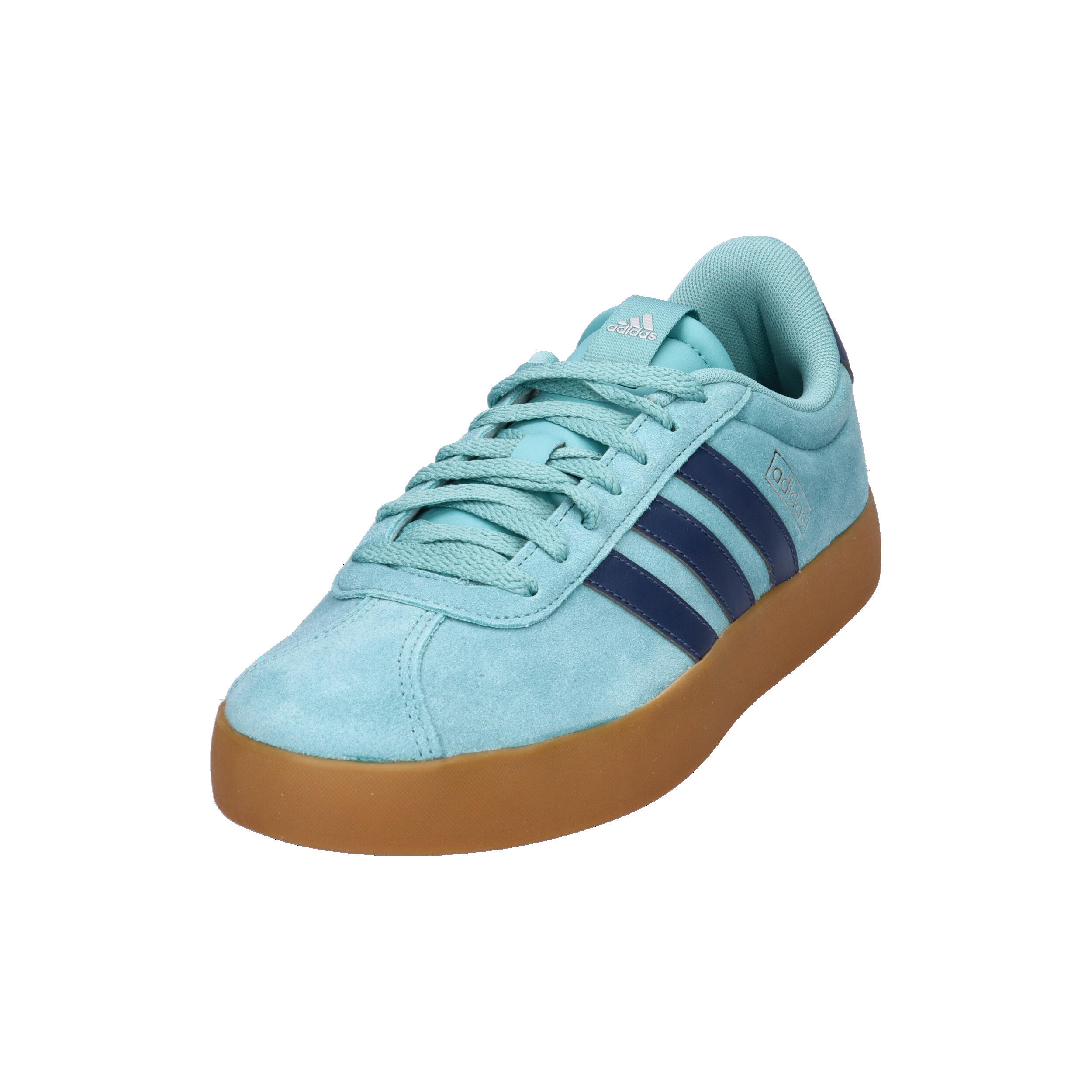 adidas VL COURT 3.0 Herren Sneaker Schuhe Leder ID6275 Türkis 9/15