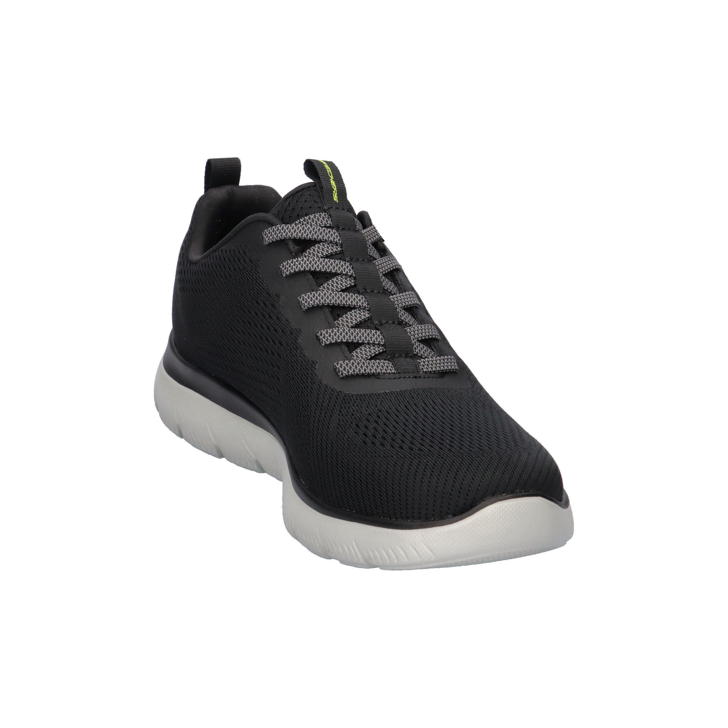 Skechers Herren Summits Eckler Slip-ins Sneaker 232963 BKLM Black/Lime 7/10