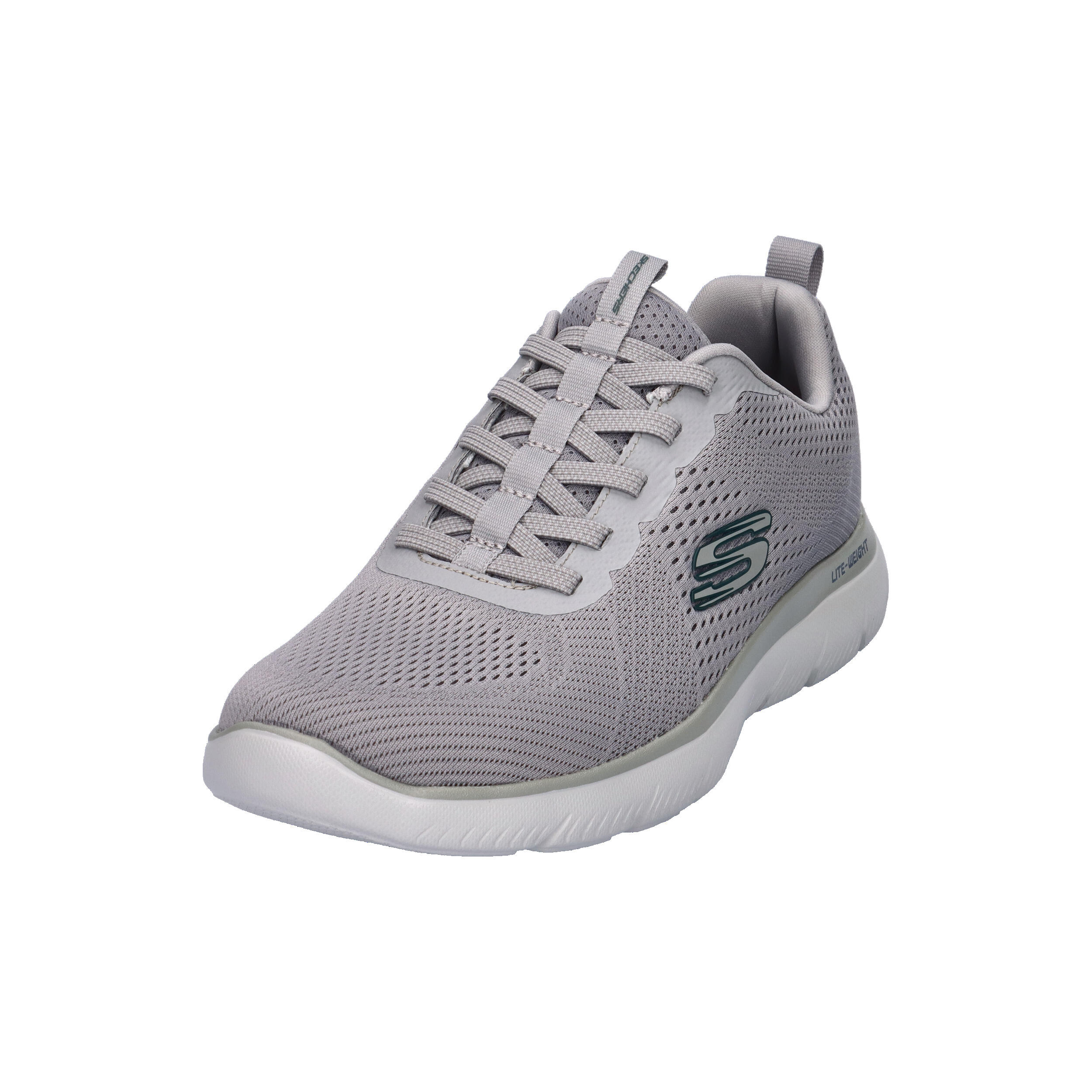 Skechers Herren Summits Eckler Slip-ins Sneaker 232963 GYNV Gray/Blau 9/15