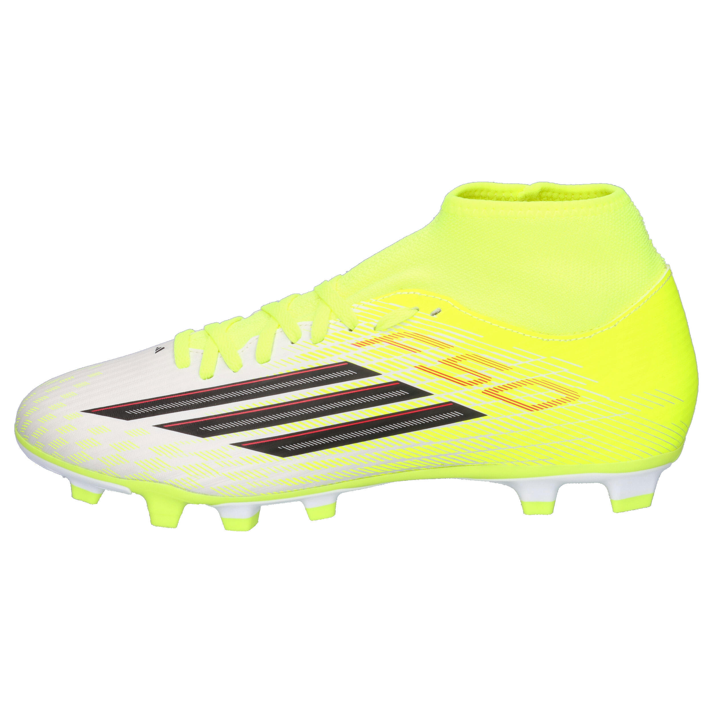 Adidas Herren F50 Club MID FG/MG Fußballschuh JR 9053 gelb/schwarz/Rot 9/14
