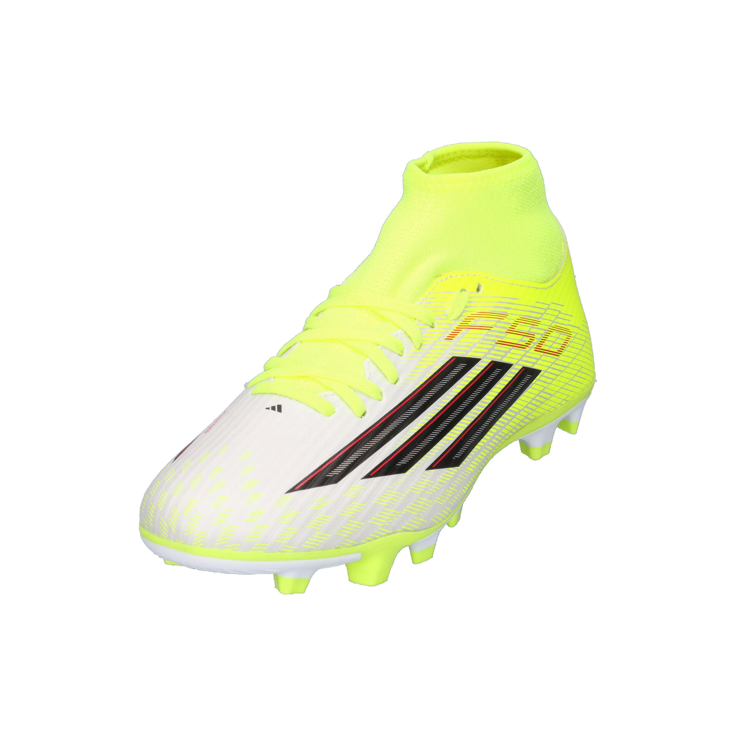 Scarpe calcio adidas f50 club mid - giallo fluo 9/15