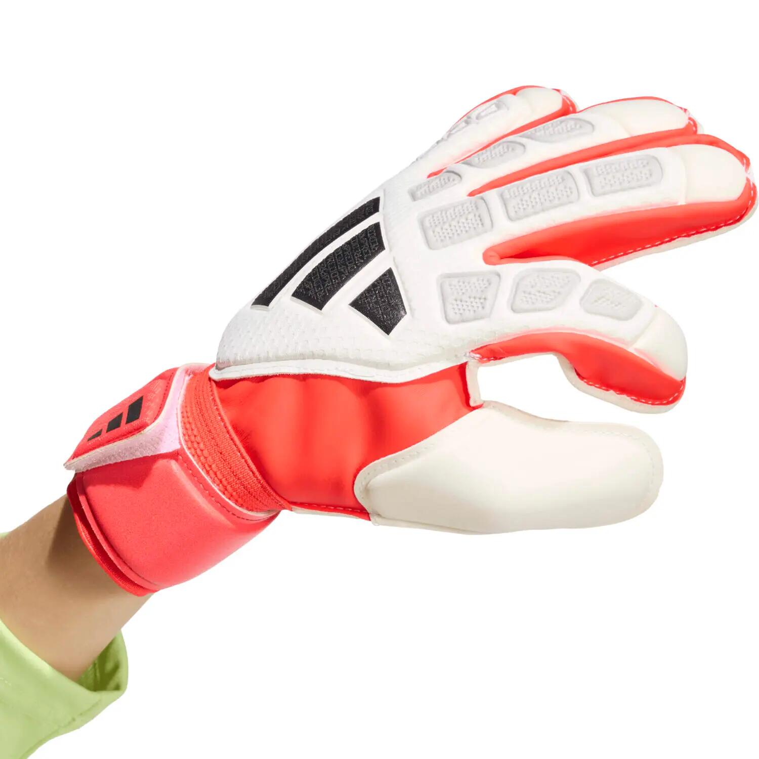 GANTS DE GARDIEN DE BUT PREDATOR MATCH FINGERSAVE JUNIOR 7/11
