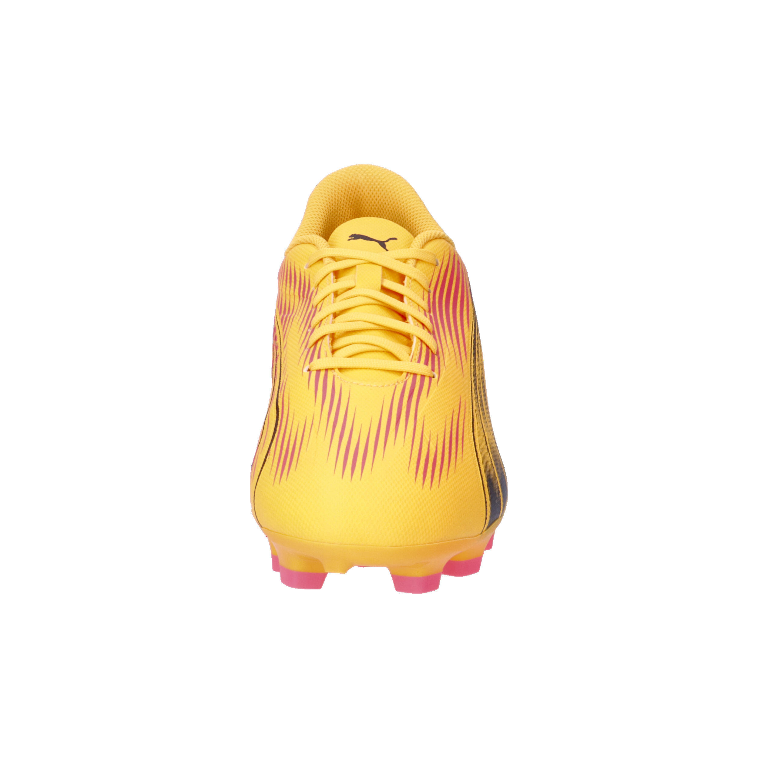 Buty piłkarskie ULTRA PLAY FG/AG PUMA Sun Stream Black Sunset Glow Orange Pink 8/10