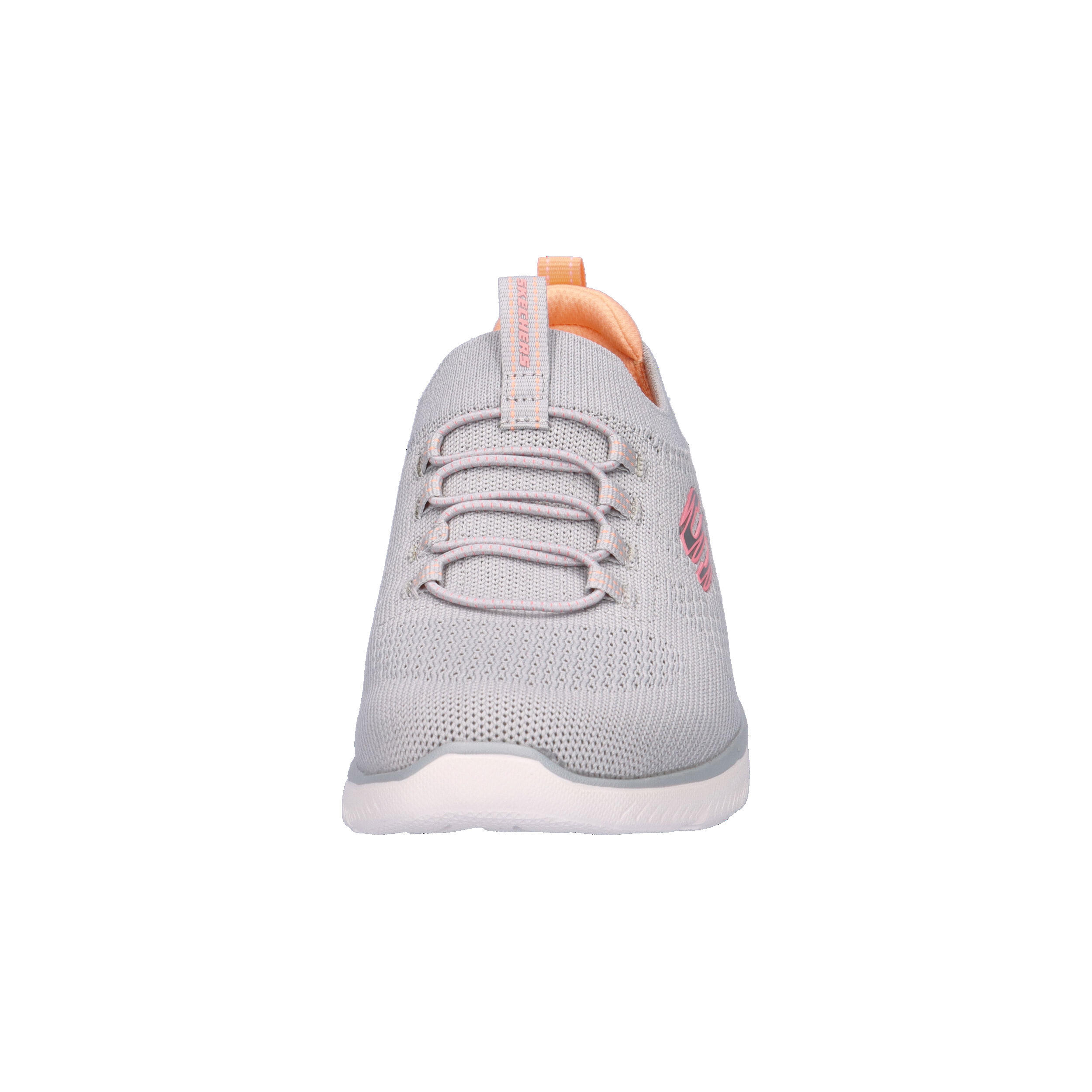 SKECHERS Donna SUMMITS TOP PLAYER Slip-On Grigio / Rosato fucsia / Corallo 3/15