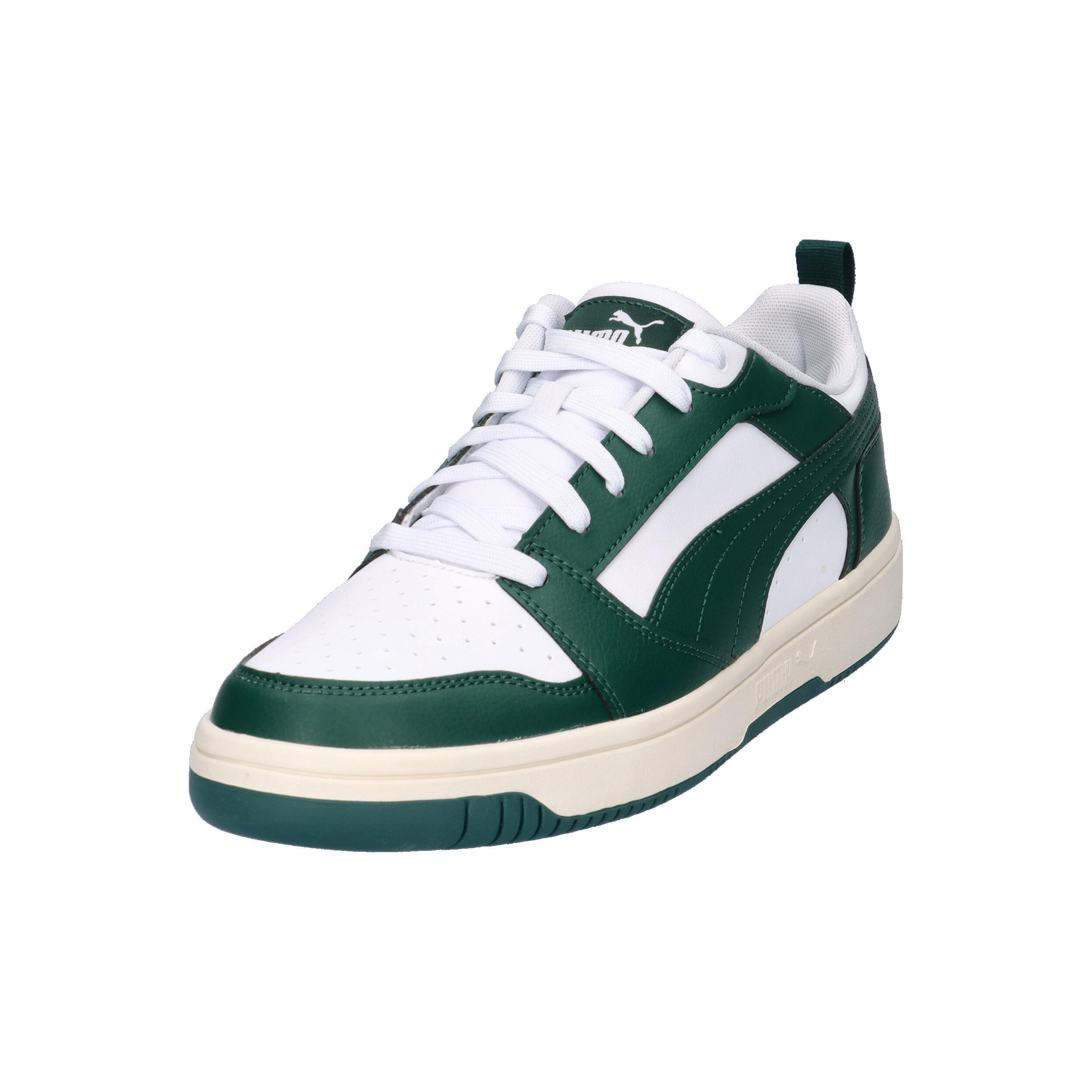 Puma Rebound v6 Low Herren Sneaker Sportschuh 3923288 43 weiss grün 9/15