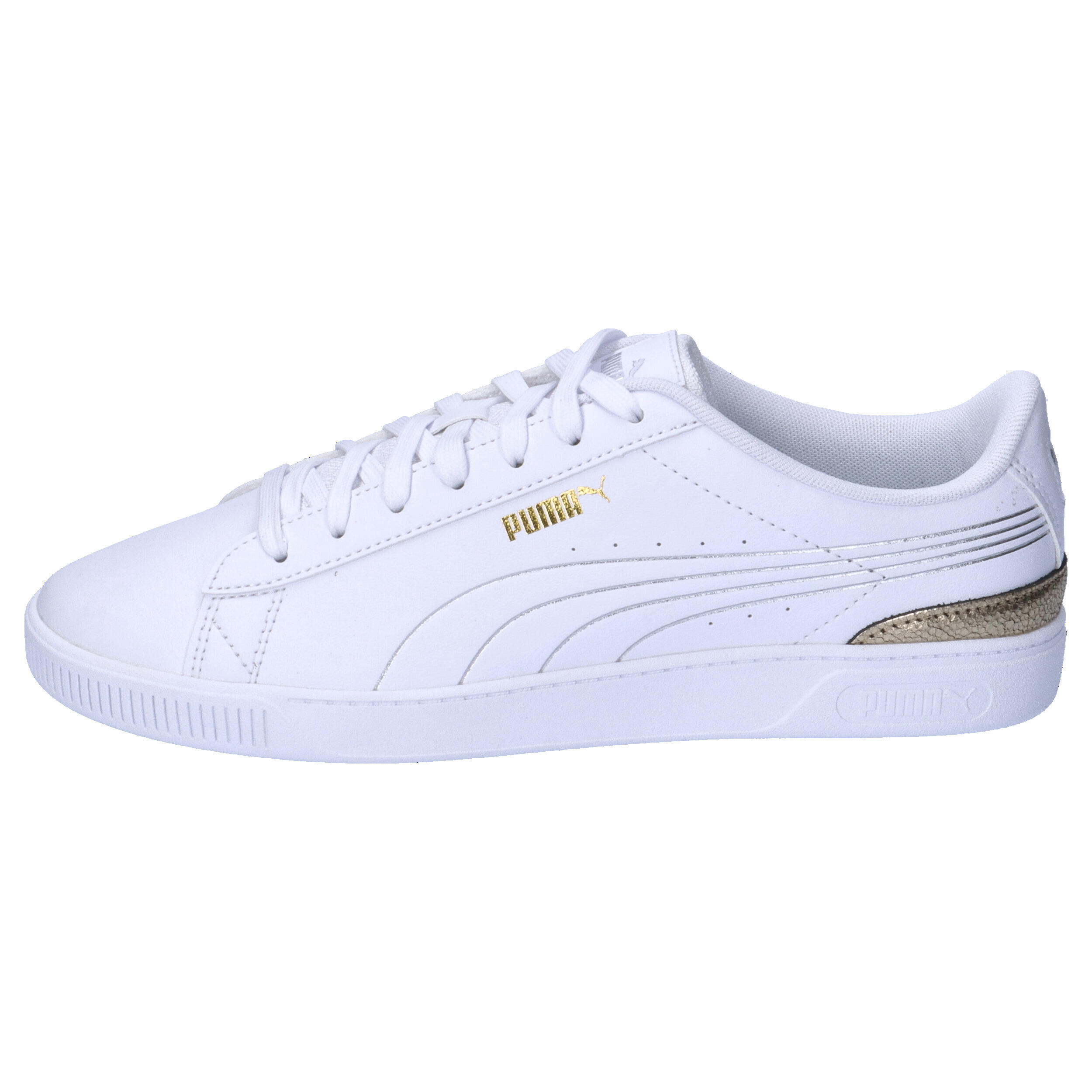 Sneakers Vikky v3 Metallic Shine PUMA White Gold Silver Metallic 10/10