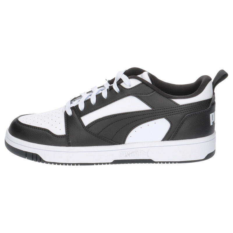 Încălțăminte mers bărbați design sportiv Rebound V6 Low, negru PUMA