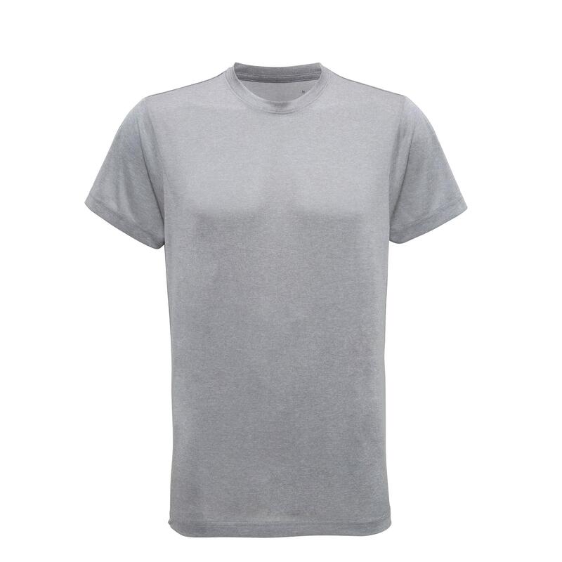 Tri Dri Fitness TShirt, kurzärmlig Herren Silber meliert