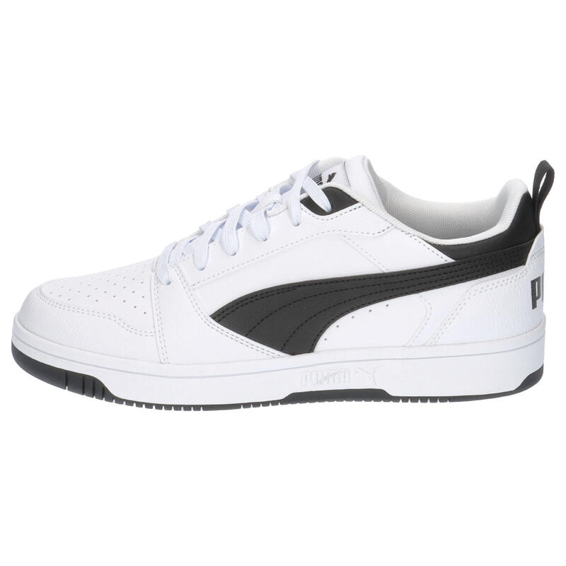 Încălțăminte mers bărbați design sportiv Rebound V6 Low, negru PUMA