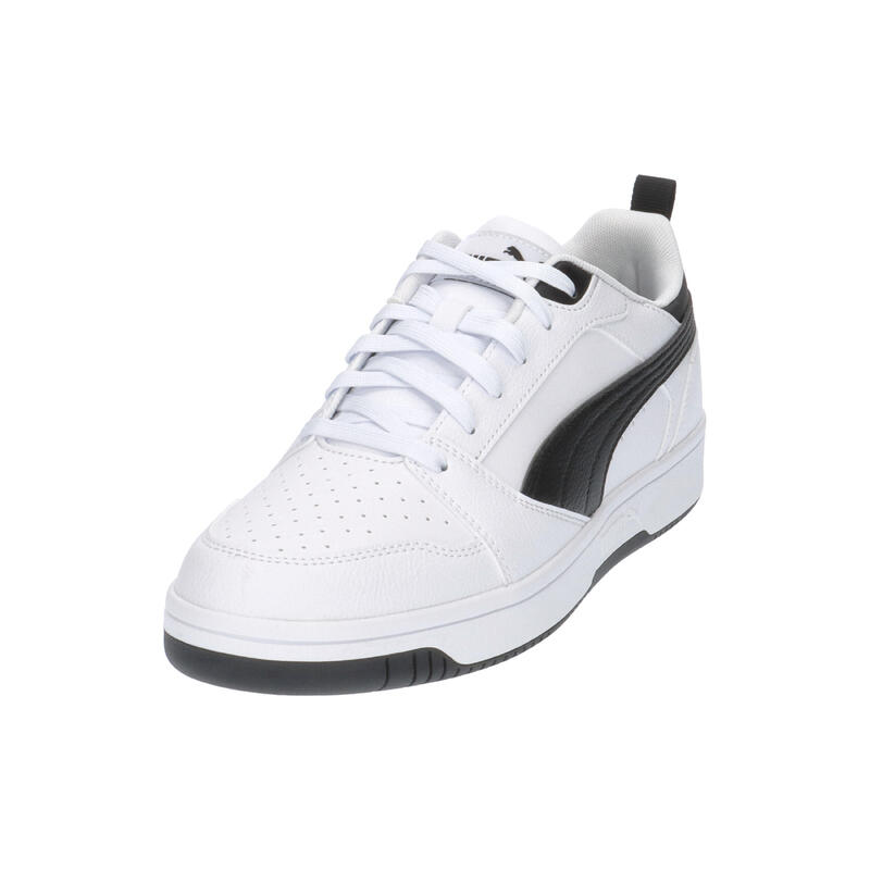 Încălțăminte mers bărbați design sportiv Rebound V6 Low, negru PUMA