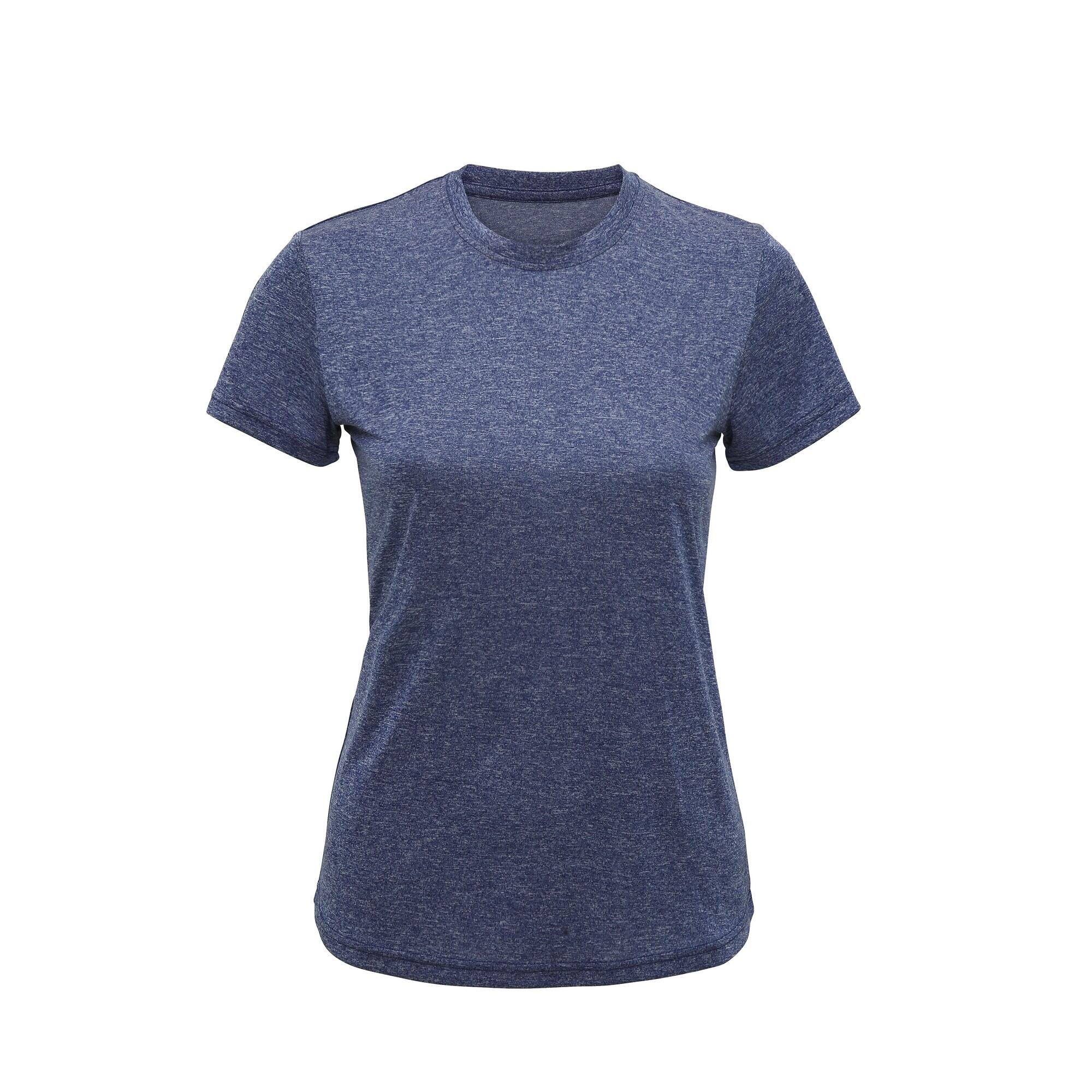 Women's Tri Dri TShirt (Mottled blue)