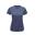 Tri Dri Performance Kurzarm TShirt Damen Blau Meliert