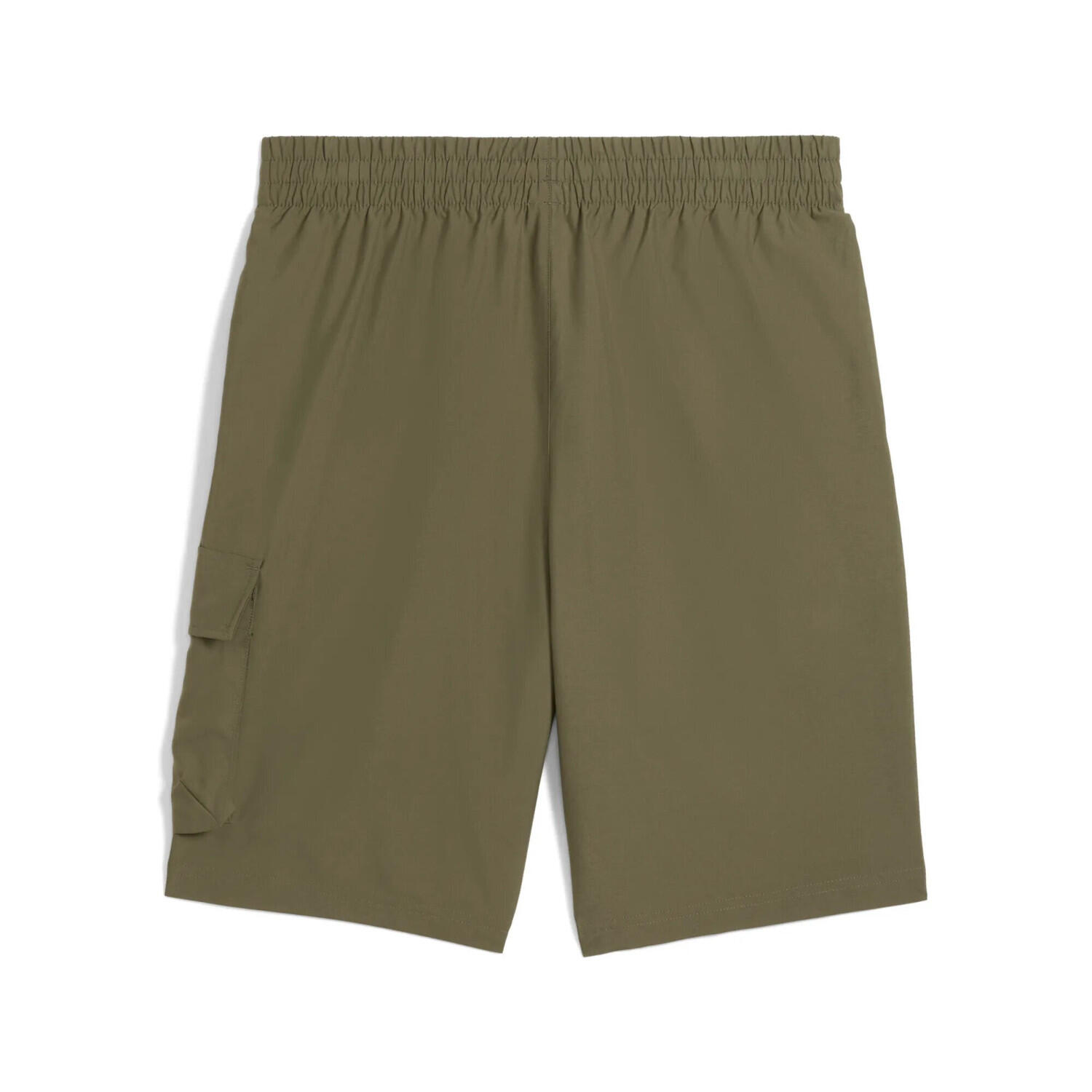 Shorts cargo in tessuto Essentials con logo N. 1 da 9" da uomo PUMA Loden Green 8/8