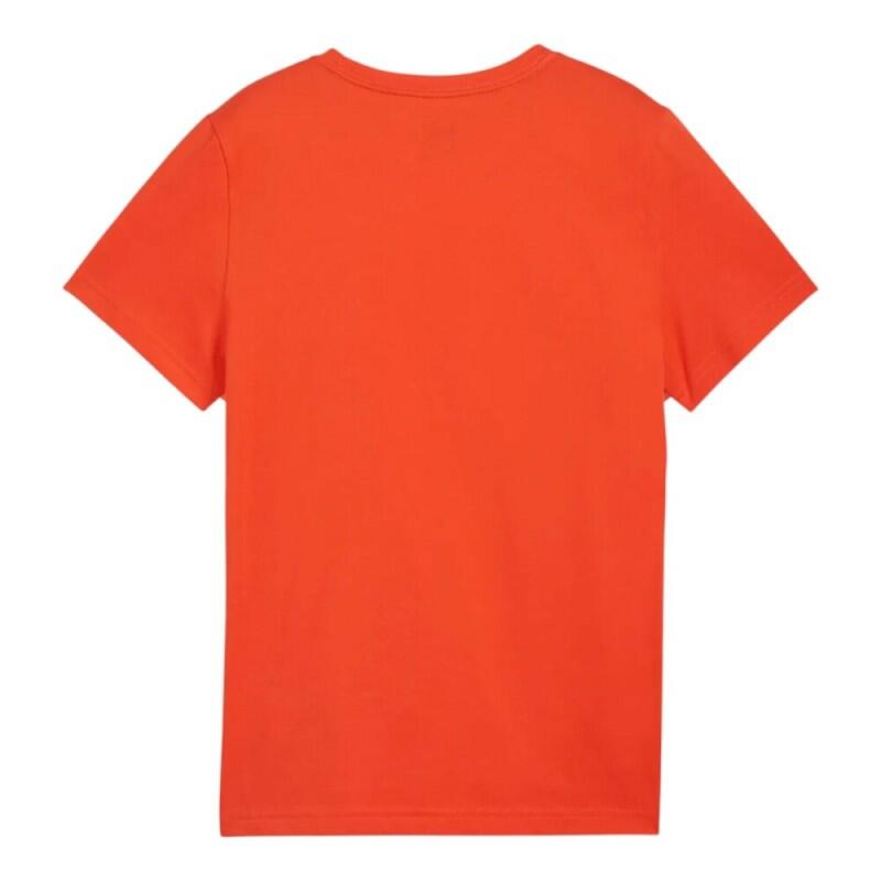 PUMA Camiseta Niño 2 Col Logo Jr naranja algodón 2/3