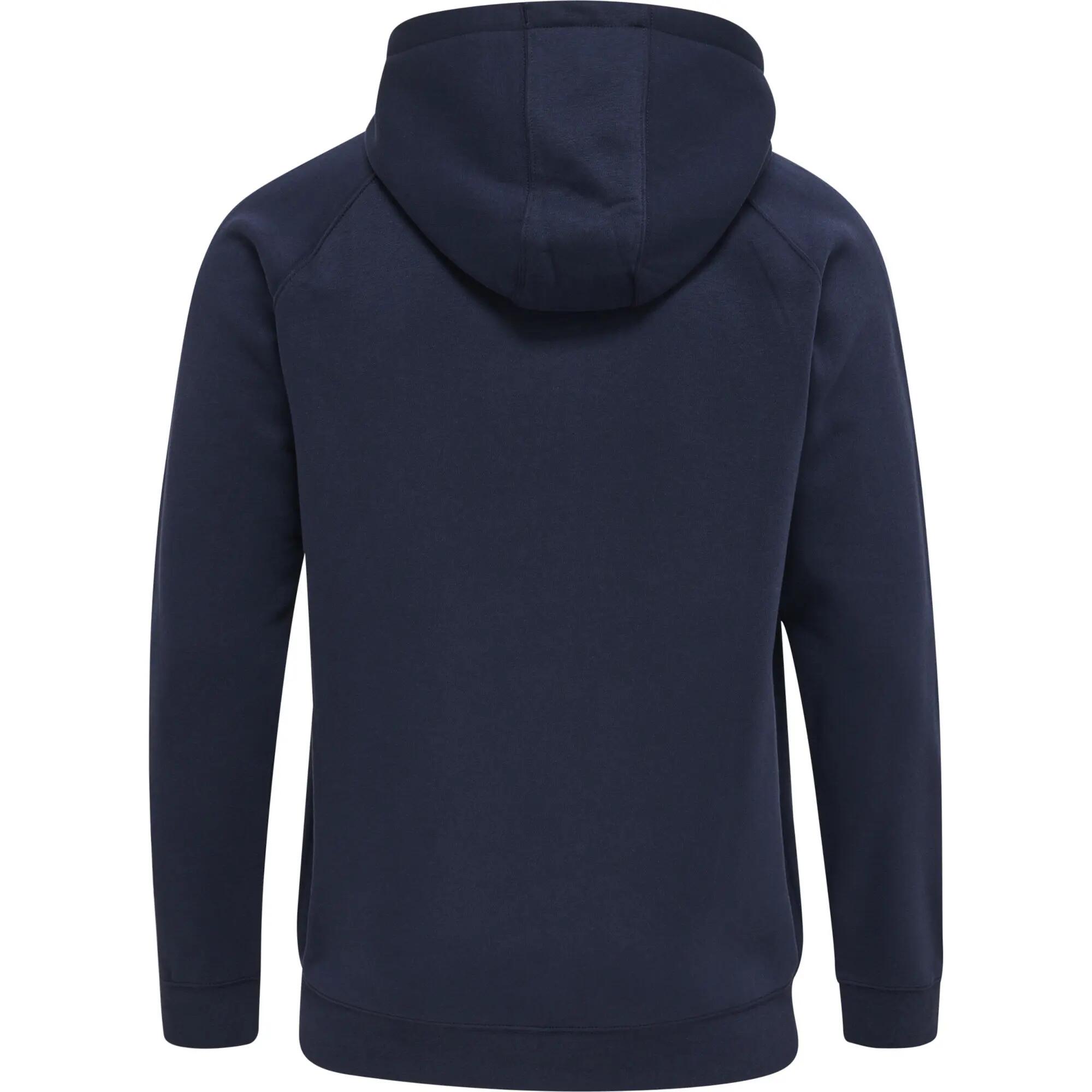Felpa con cappuccio e zip Hummel Red Classic 10/12