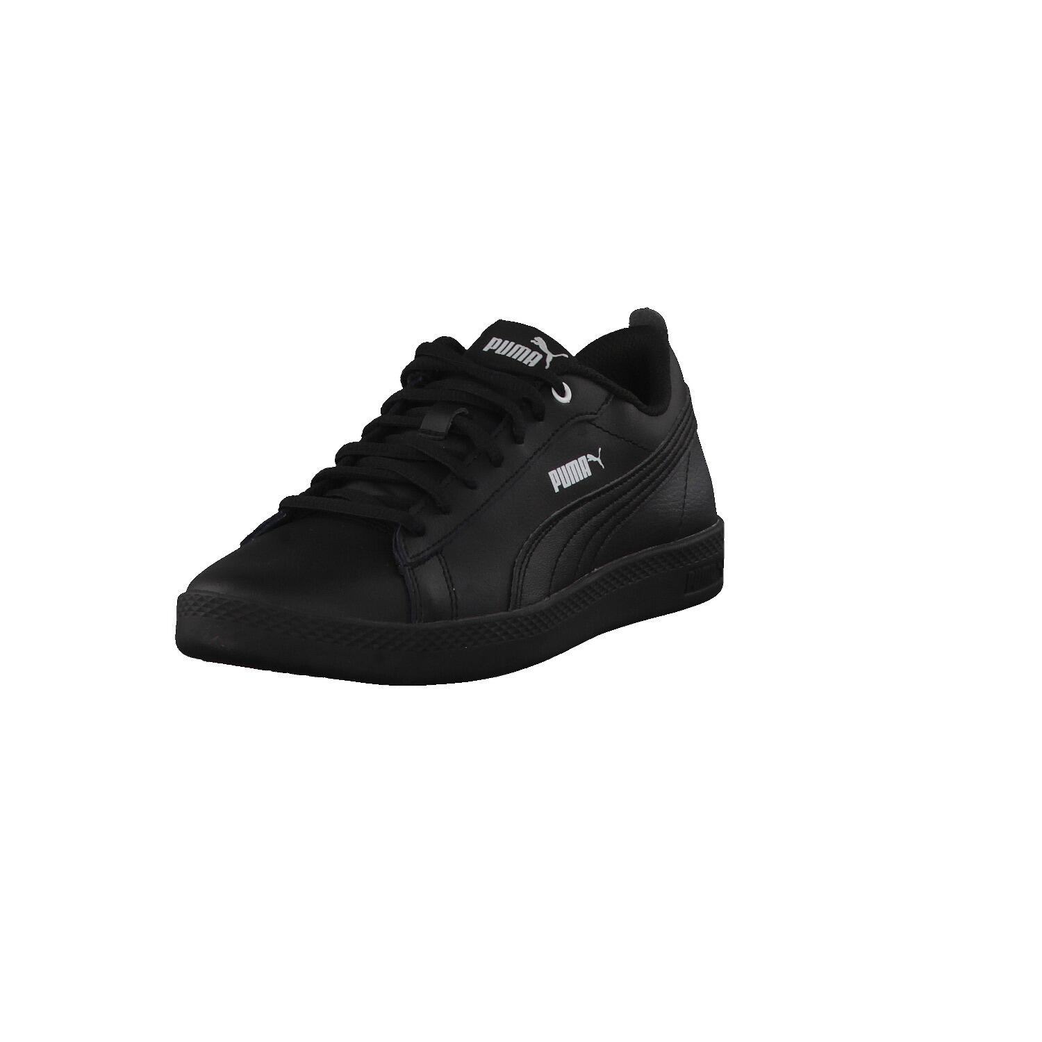 Scarpe da ginnastica da donna in pelle Smash V2 PUMA Black 9/10