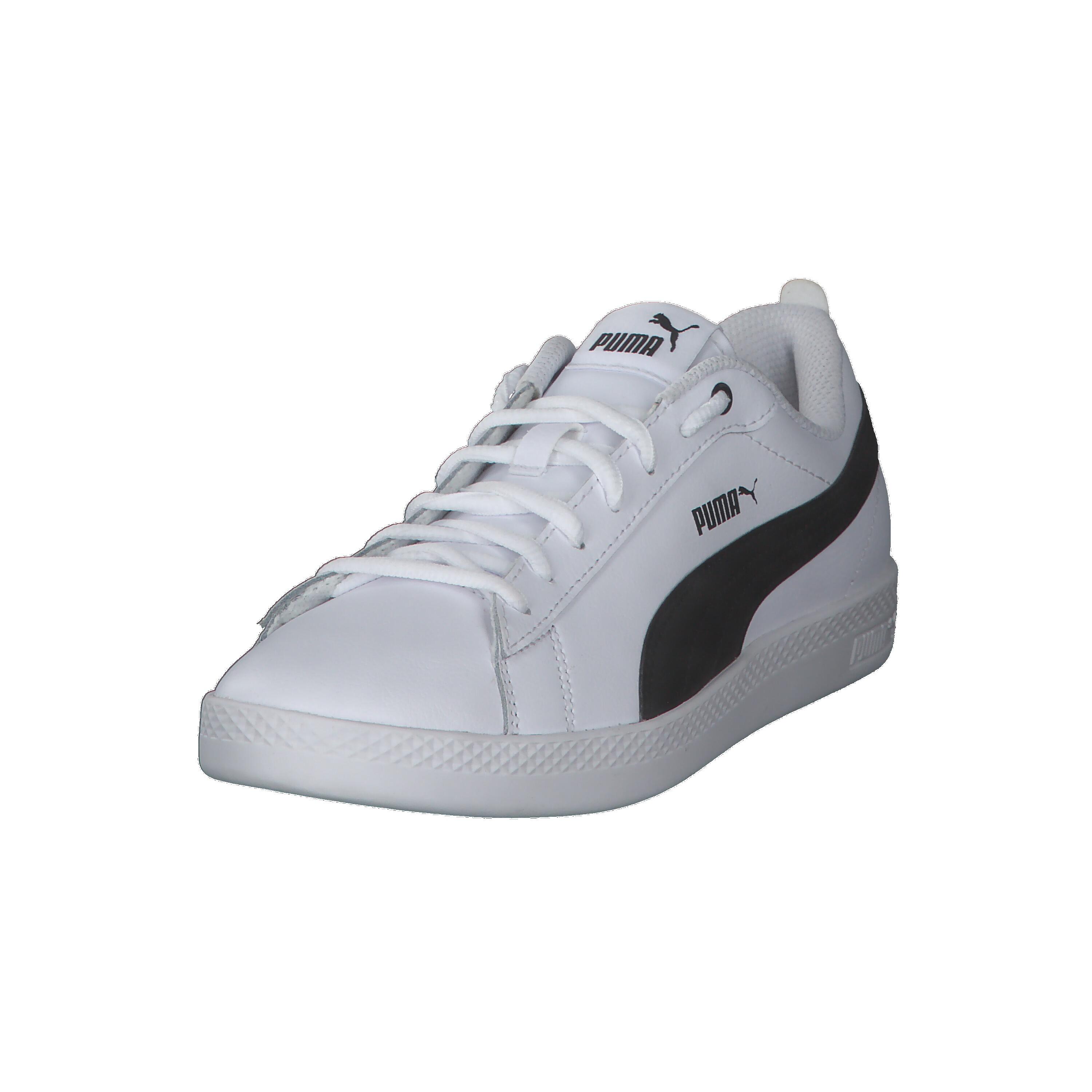 Smash v2 Leder-Sneakers Damen PUMA White Black 9/15