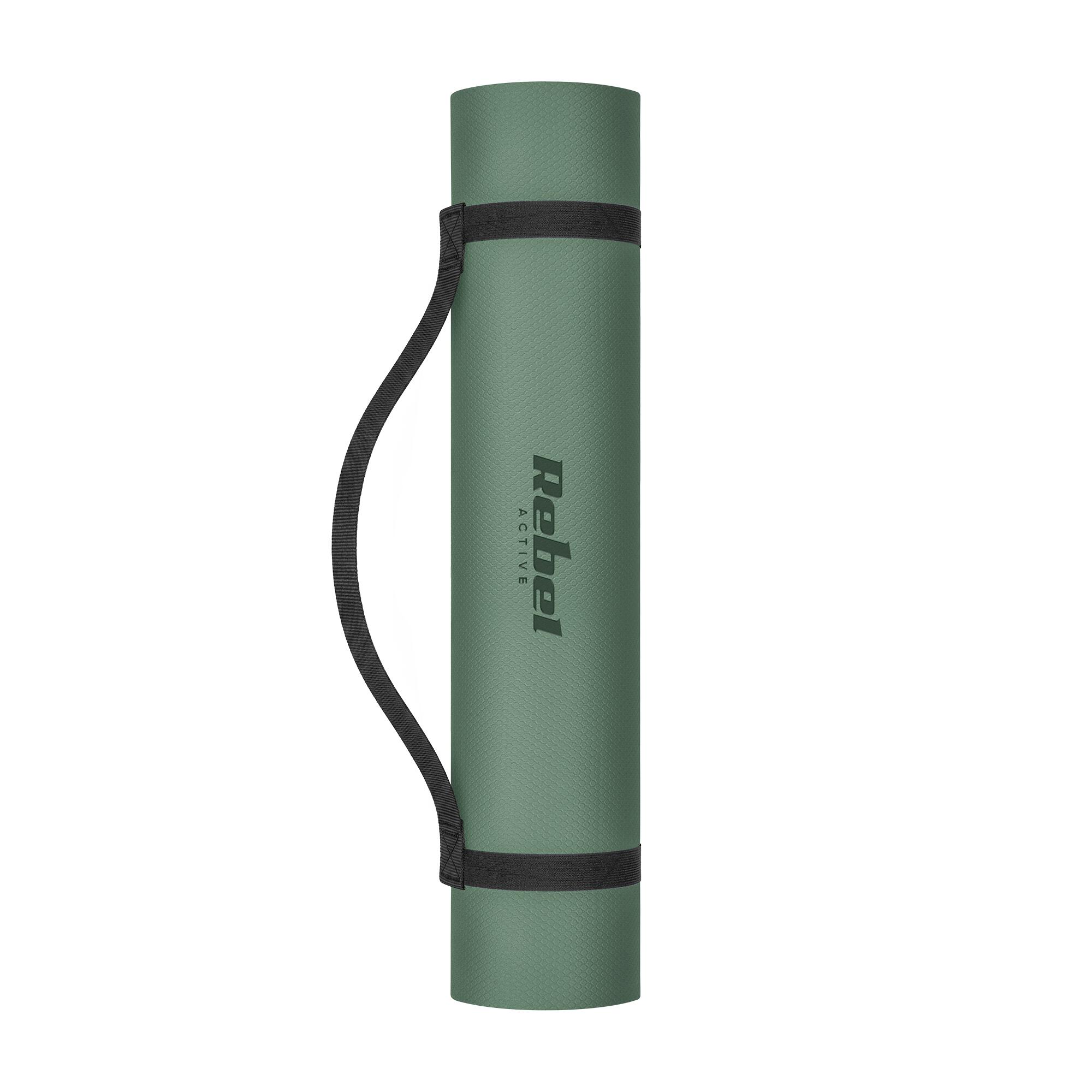 Mata gimnastyczna do ćwiczeń joga pilates fitness 183x61cm TPE 4mm Rebel 3/7