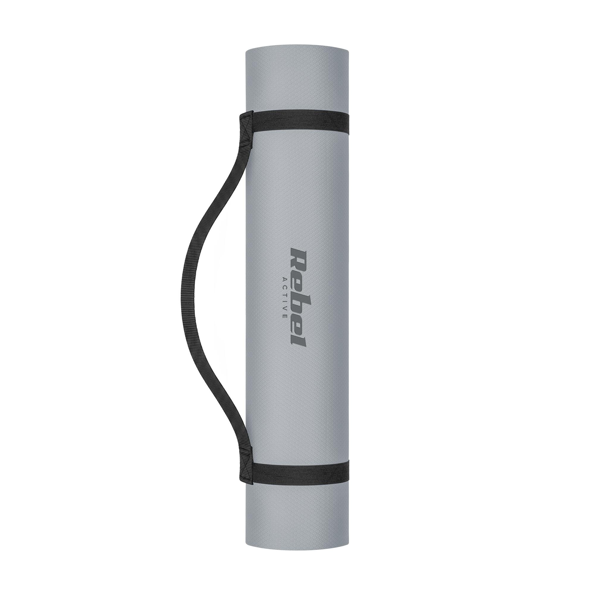 Mata gimnastyczna do ćwiczeń joga pilates fitness 183x61cm TPE 4mm Rebel 3/7