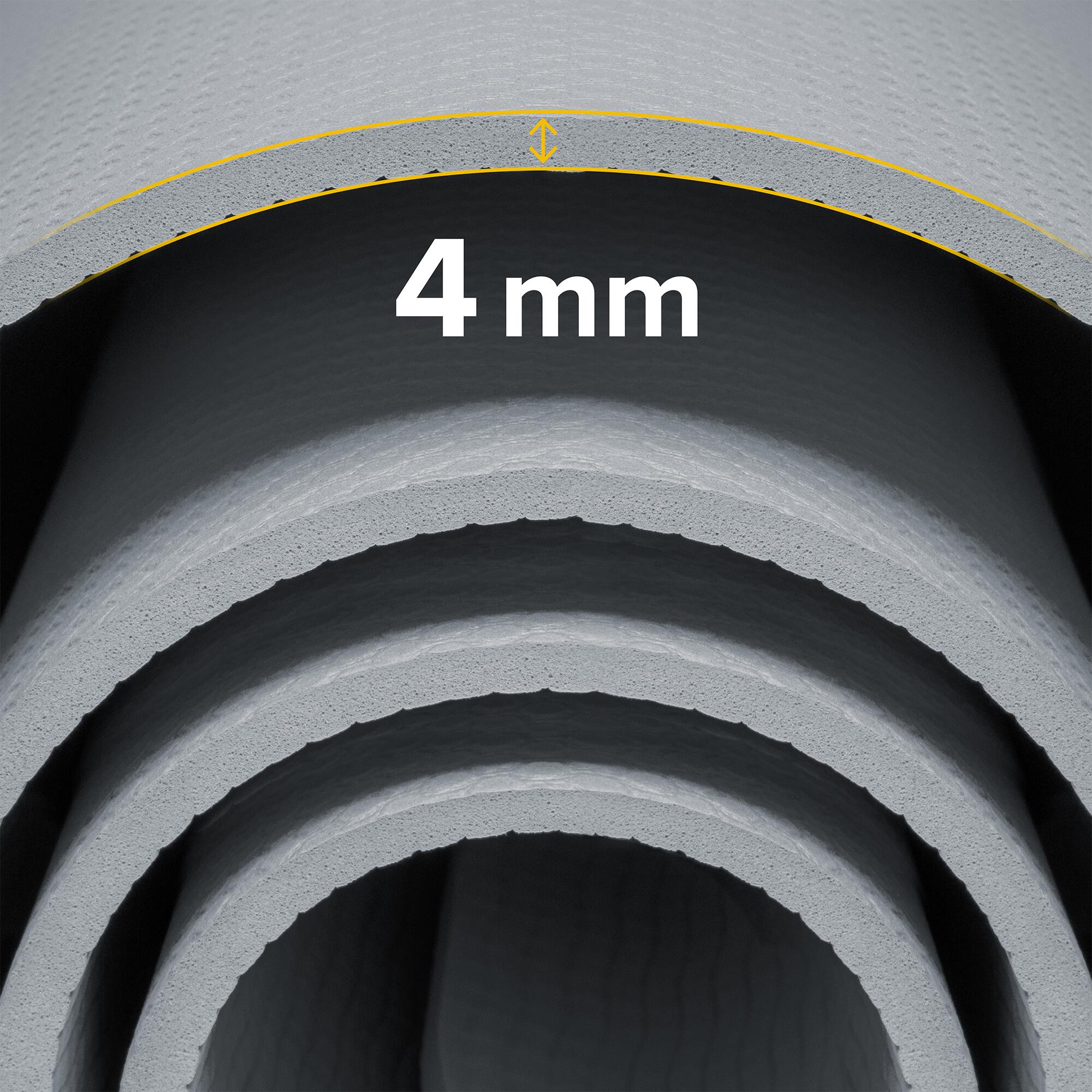 Mata gimnastyczna do ćwiczeń joga pilates fitness 183x61cm TPE 4mm Rebel 6/7