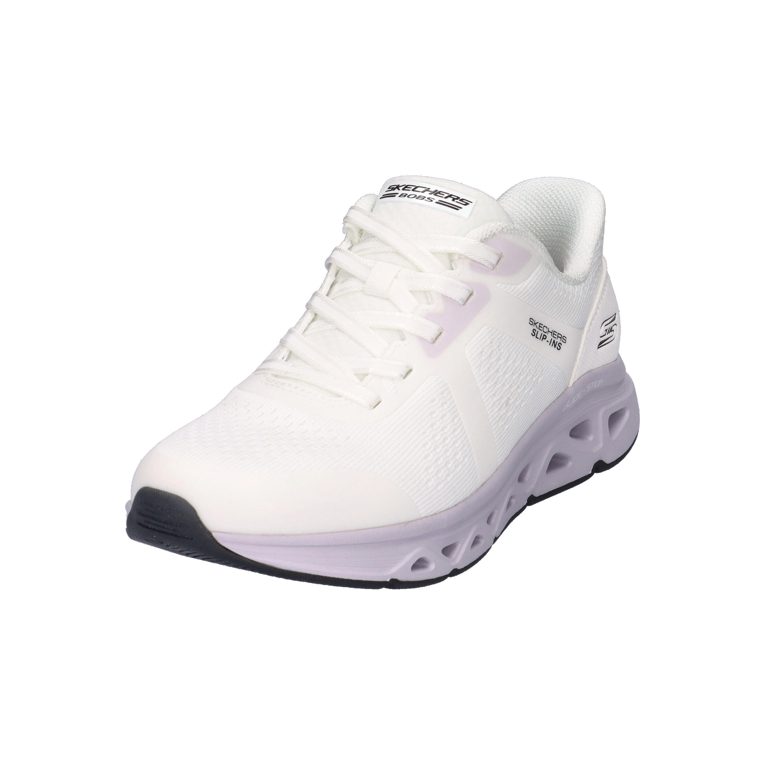 Skechers Damen Slip-ins BOBS Sport Arc Waves Sneaker 117863 WLV White Lavender 9/15