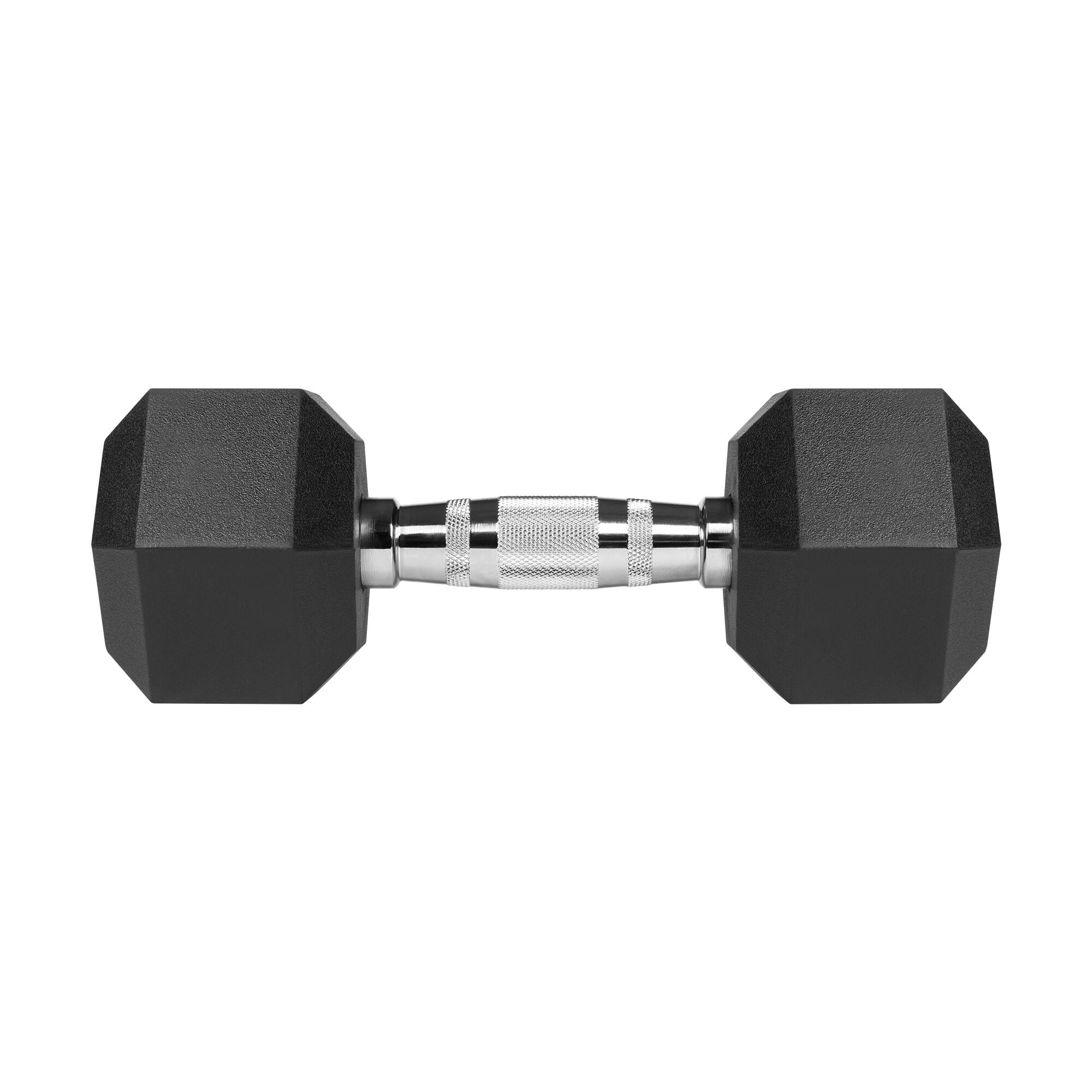 HEX 2x9kg gummierte Gusshanteln Rebel hexagonal set 18kg SOLID 4/4