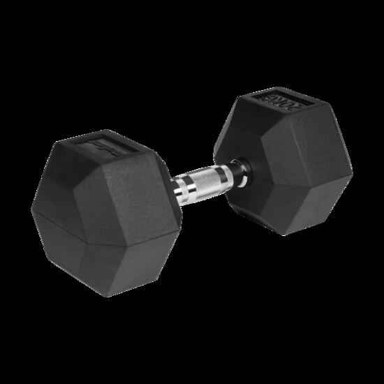 HEX 40kg Rebel sechseckige gummierte Gusseisenhanteln
