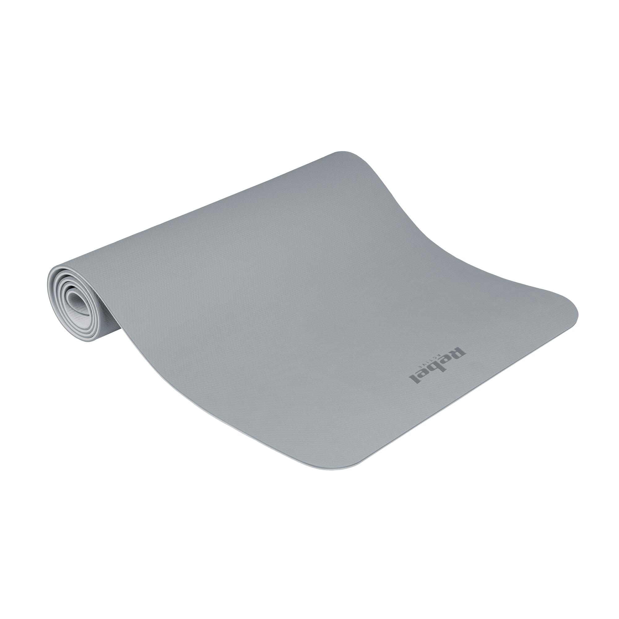 Mata gimnastyczna do ćwiczeń joga pilates fitness 183x61cm TPE 6mm Rebel 2/7