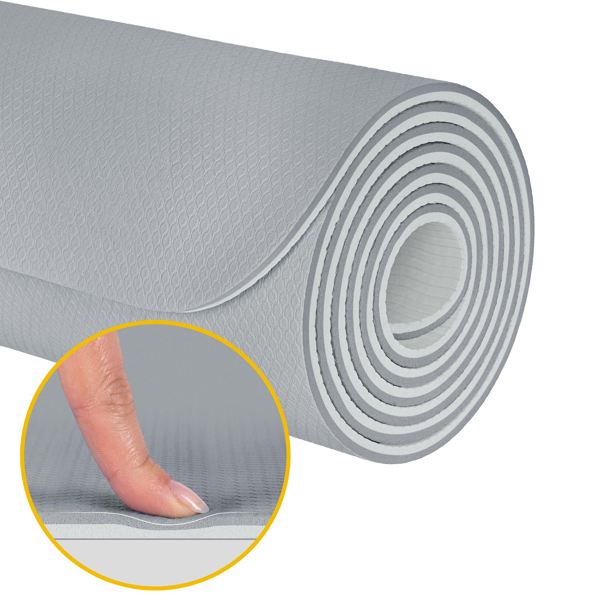 Mata gimnastyczna do ćwiczeń joga pilates fitness 183x61cm TPE 6mm Rebel 5/7