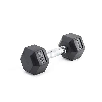[Manubrio esagonale gommato palestra] Pesi professionali fino a 70 kg chrome