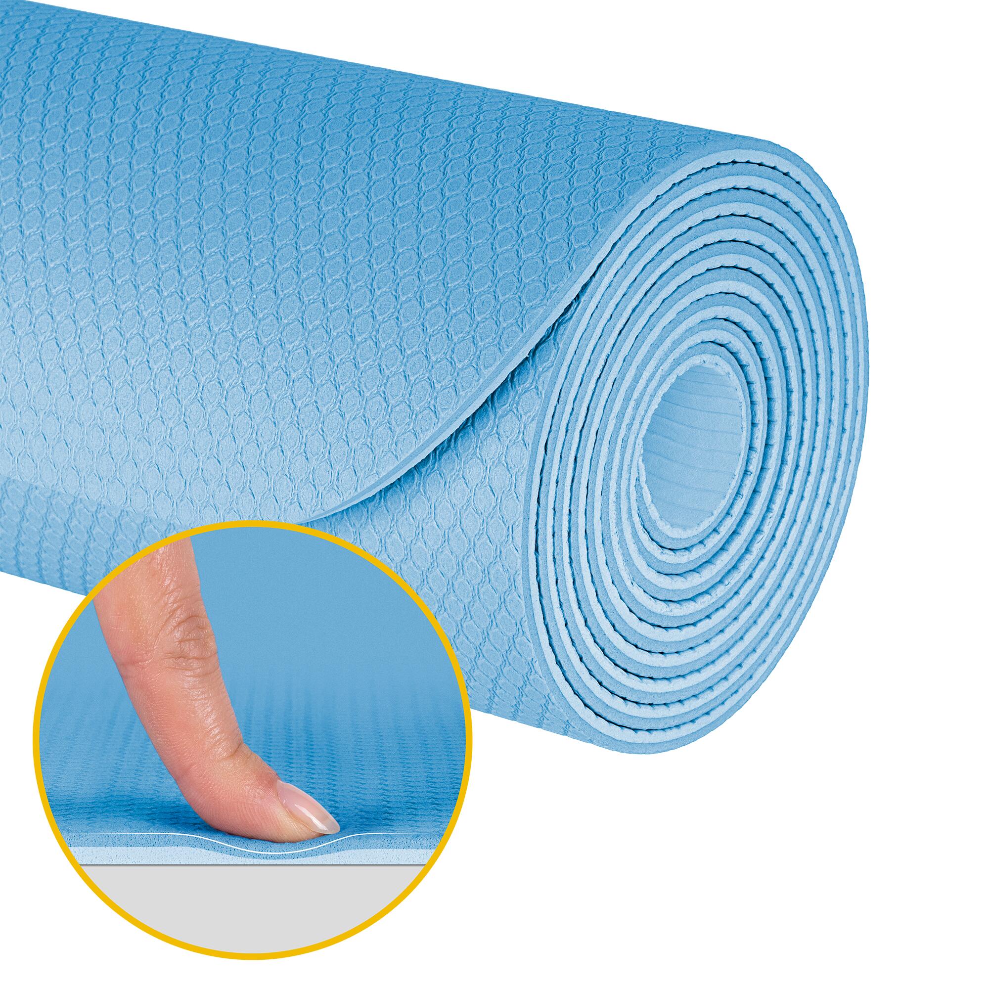 Mata gimnastyczna do ćwiczeń joga pilates fitness 183x61cm TPE 4mm Rebel 5/7