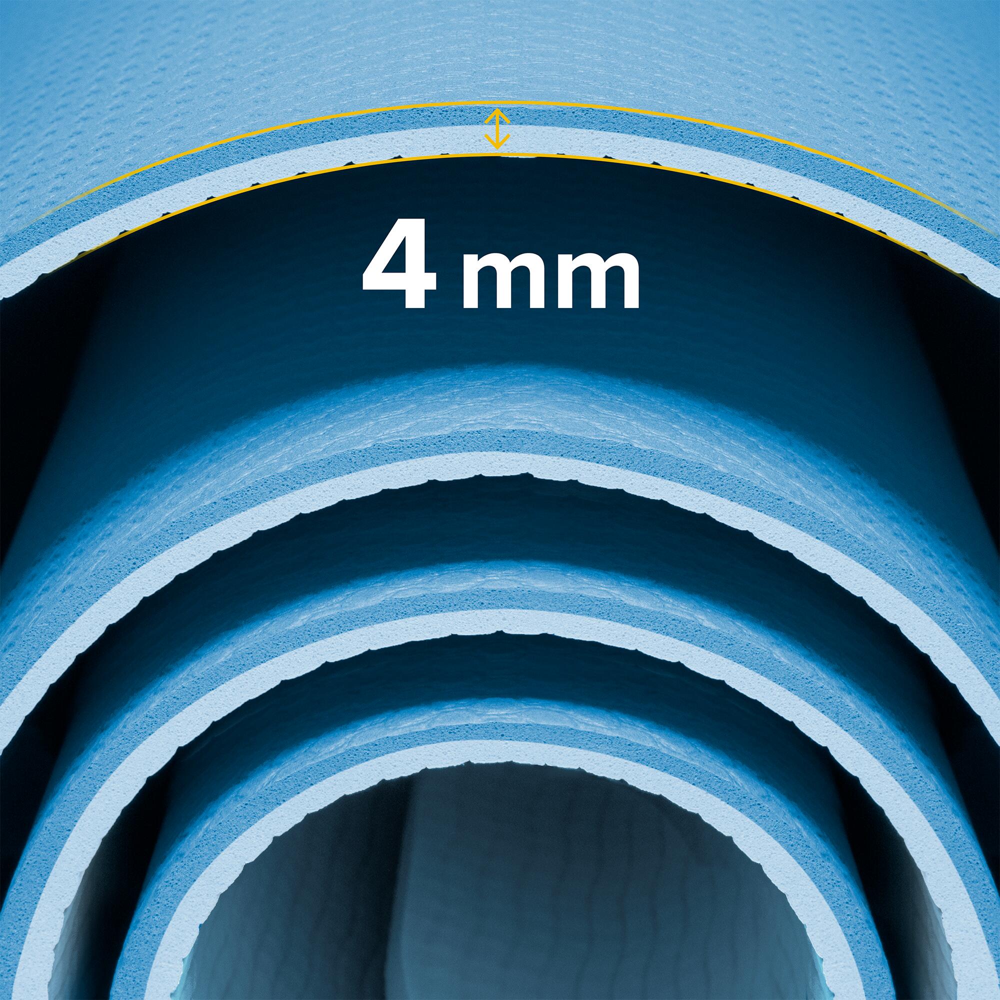 Mata gimnastyczna do ćwiczeń joga pilates fitness 183x61cm TPE 4mm Rebel 6/7