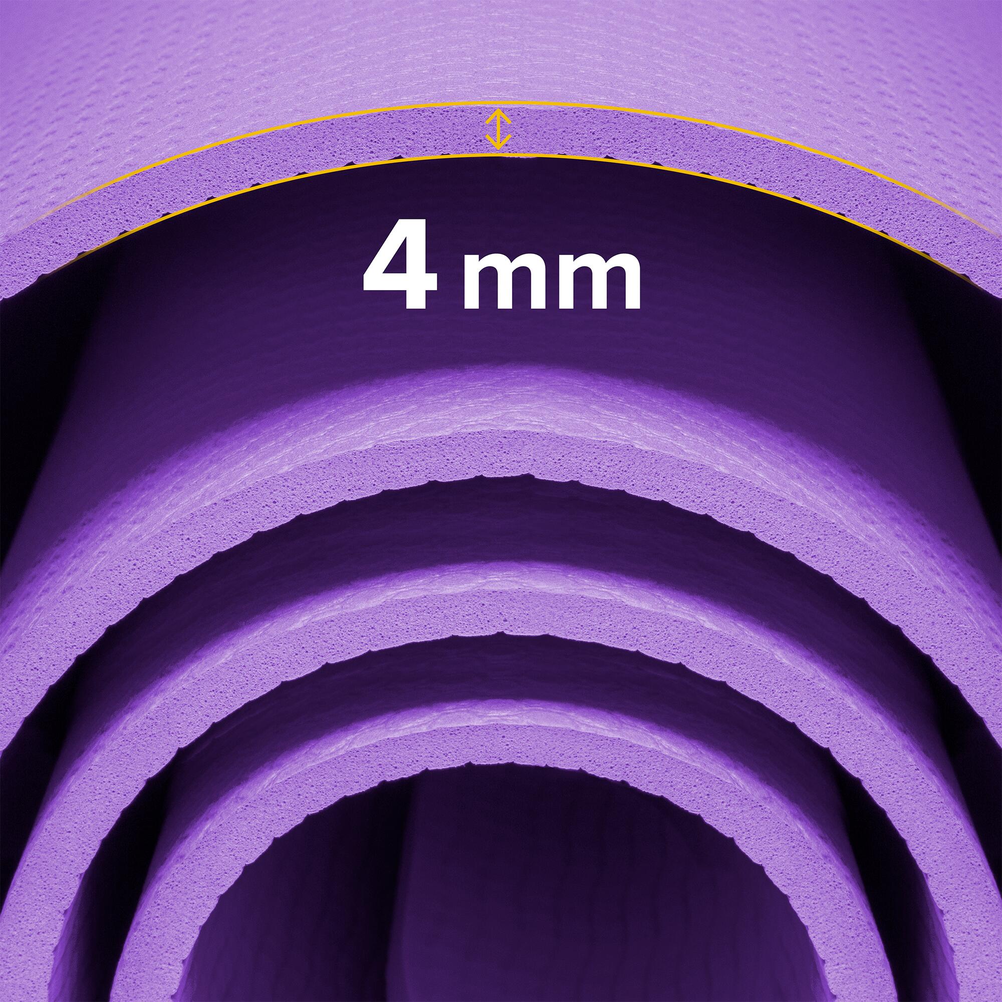 Mata gimnastyczna do ćwiczeń joga pilates fitness 183x61cm TPE 4mm Rebel 6/7