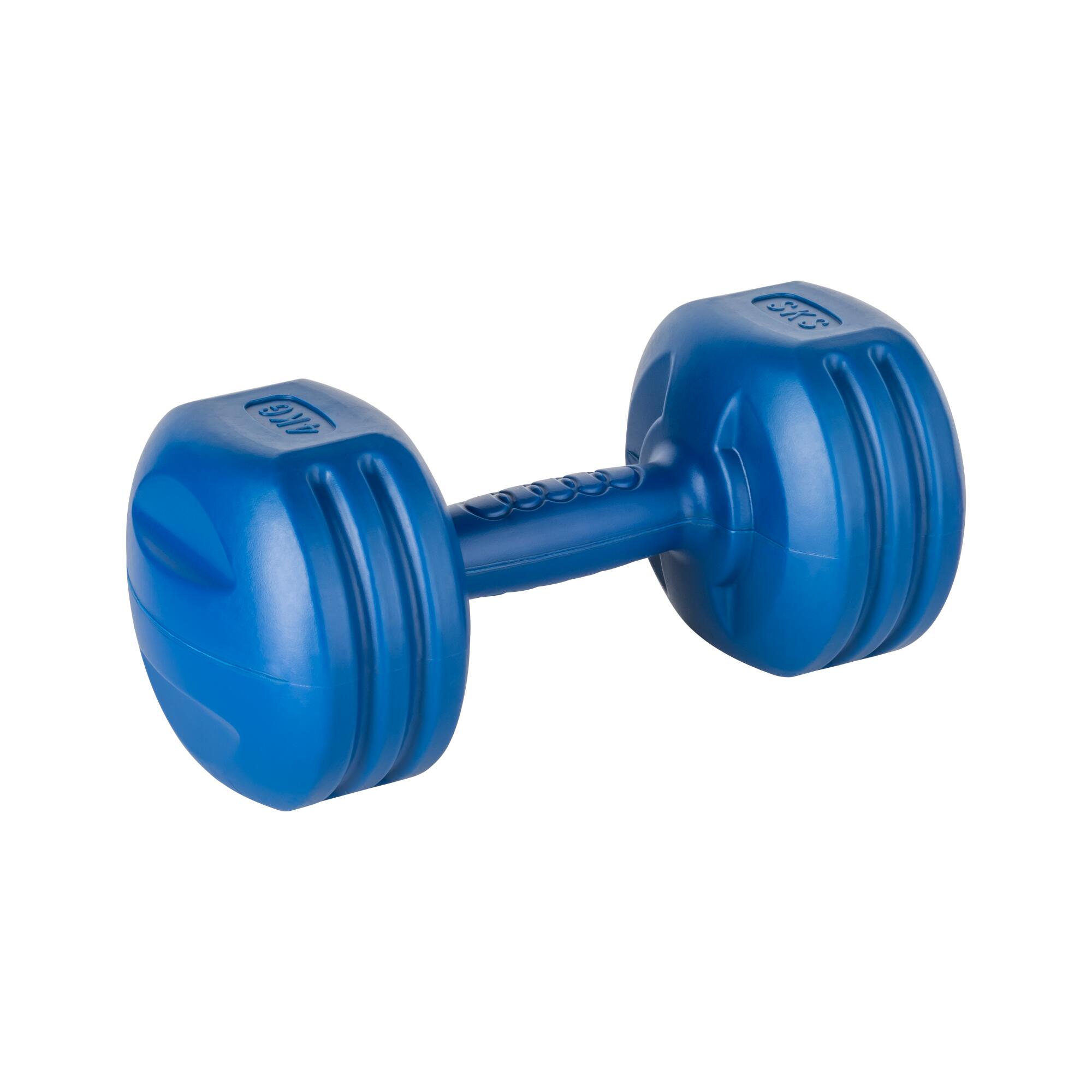 Hantelki bitumiczne hantle 2x4kg zestaw hantli do ćwiczeń REBEL 3/4