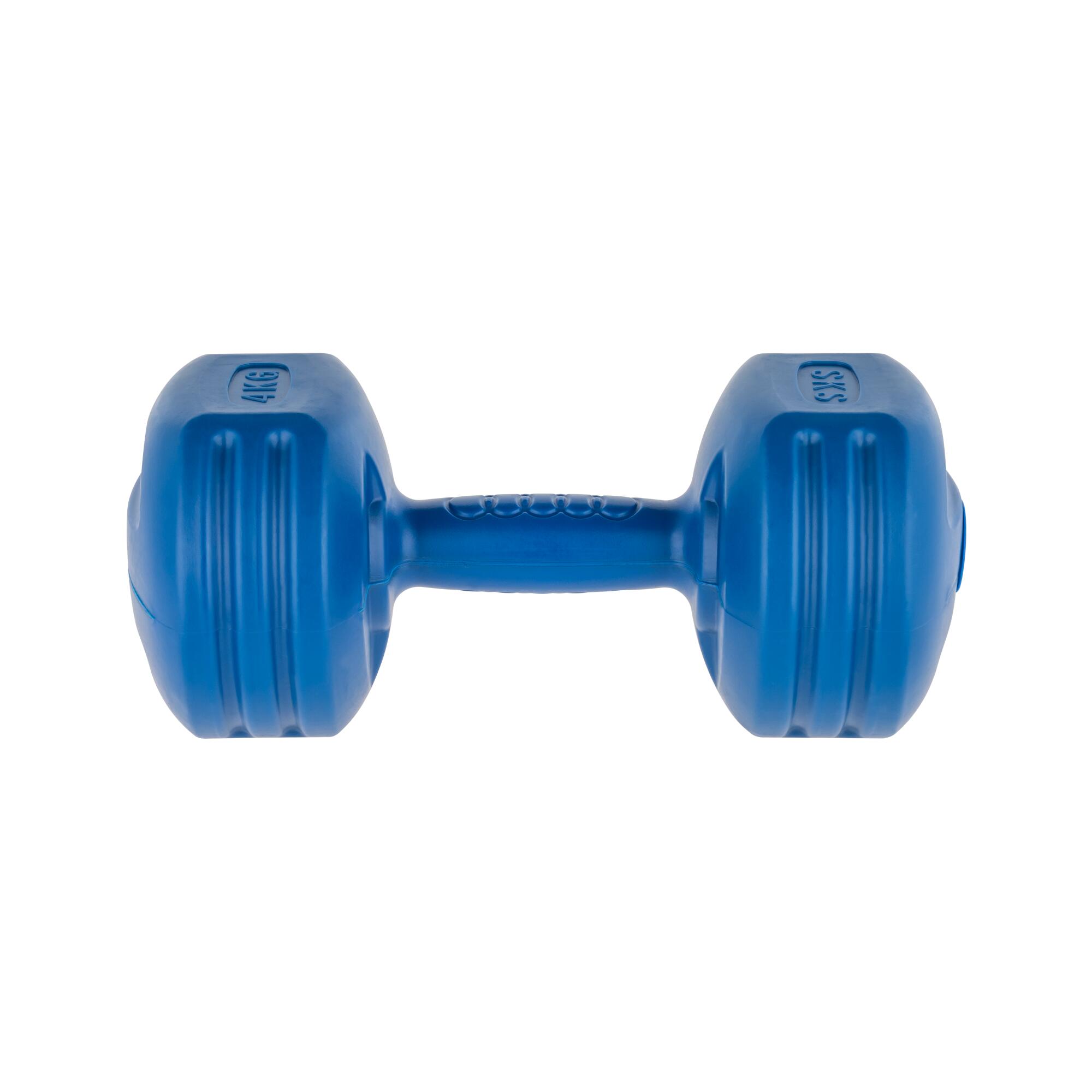 Hantelki bitumiczne hantle 2x4kg zestaw hantli do ćwiczeń REBEL 4/4