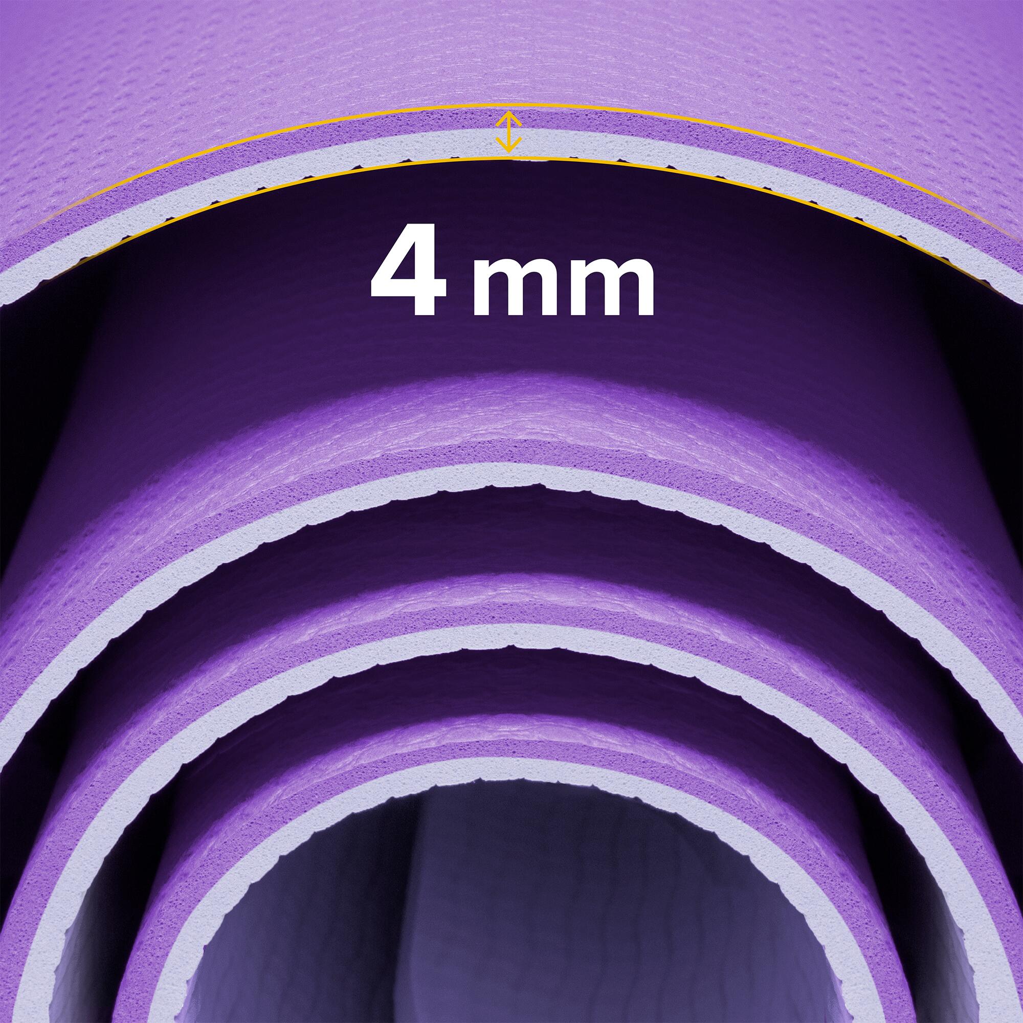Mata gimnastyczna do ćwiczeń joga pilates fitness 183x61cm TPE 4mm Rebel 6/7