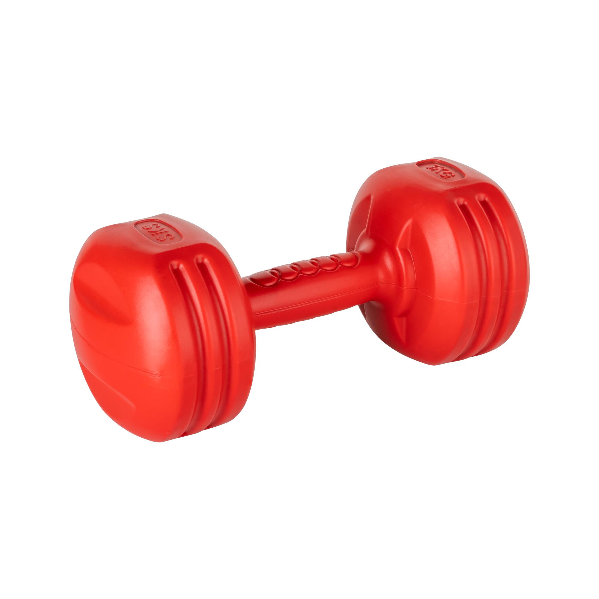 Hantelki bitumiczne hantle 2x3kg zestaw hantli do ćwiczeń REBEL 3/4
