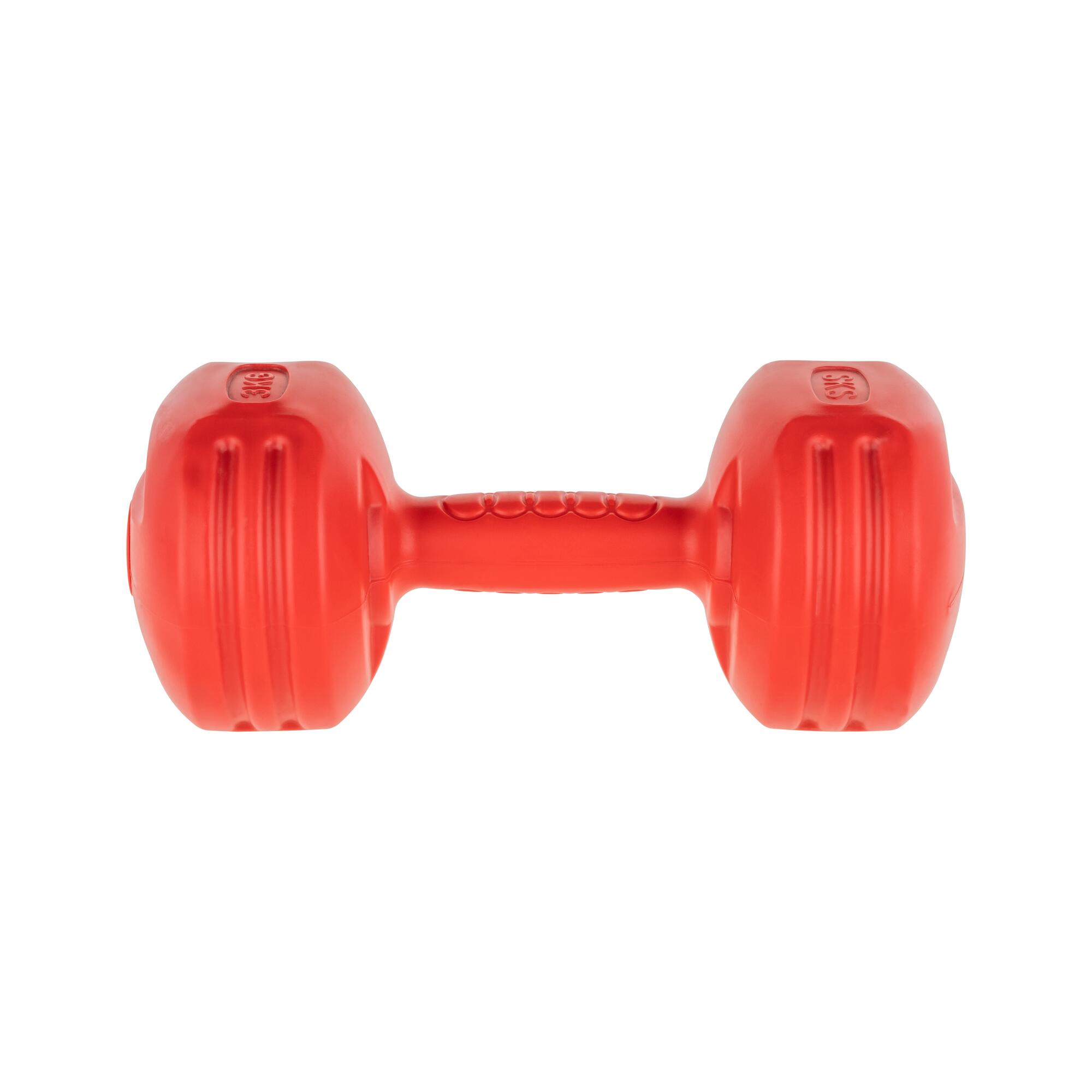 Hantelki bitumiczne hantle 2x3kg zestaw hantli do ćwiczeń REBEL 4/4