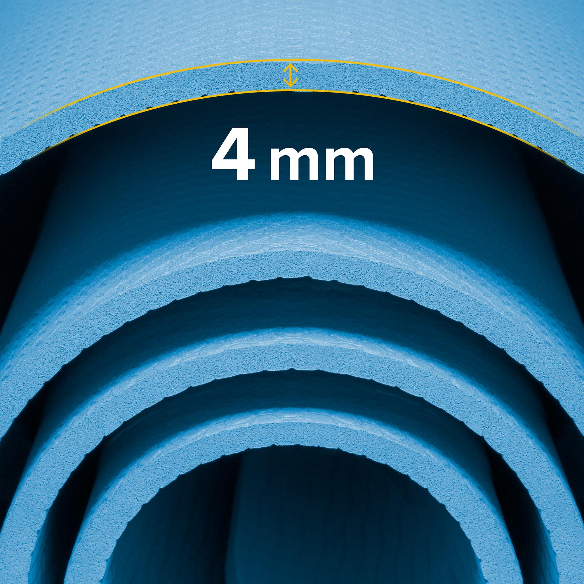 Mata gimnastyczna do ćwiczeń joga pilates fitness 183x61cm TPE 4mm Rebel 6/7